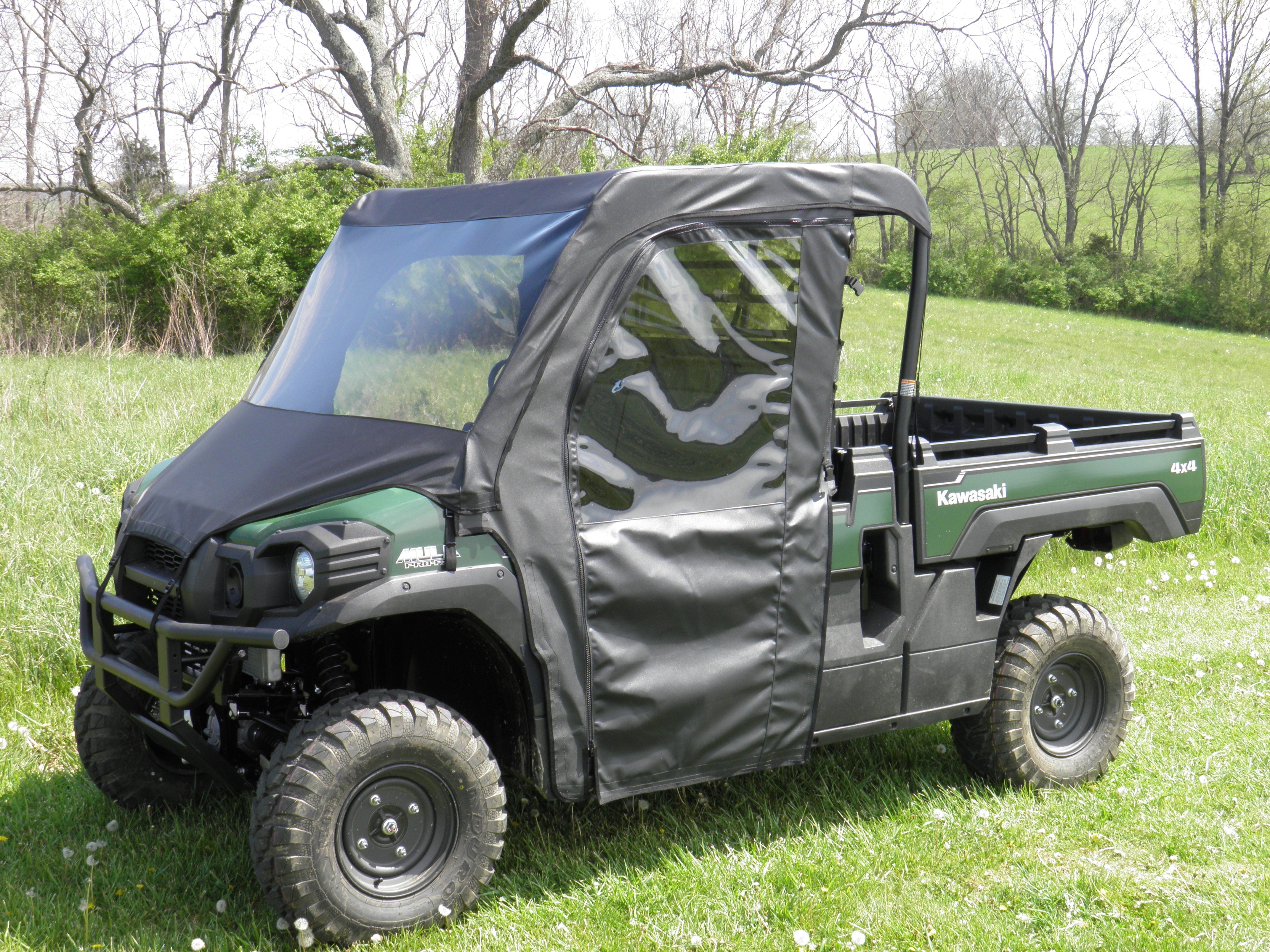 Kawasaki Pro FX - Full Cab Enclosure with Vinyl Windshield (Full Doors)