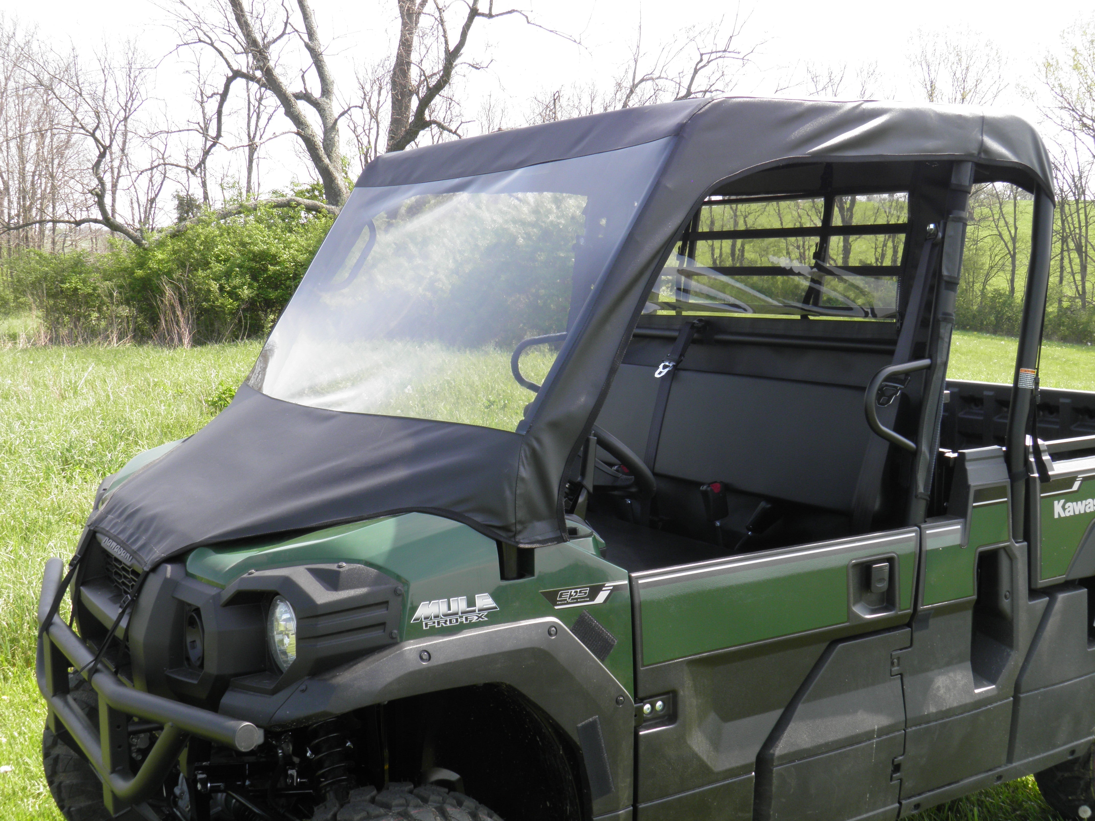 Kawasaki Pro FX - Vinyl Windshield/Top/Rear Combo