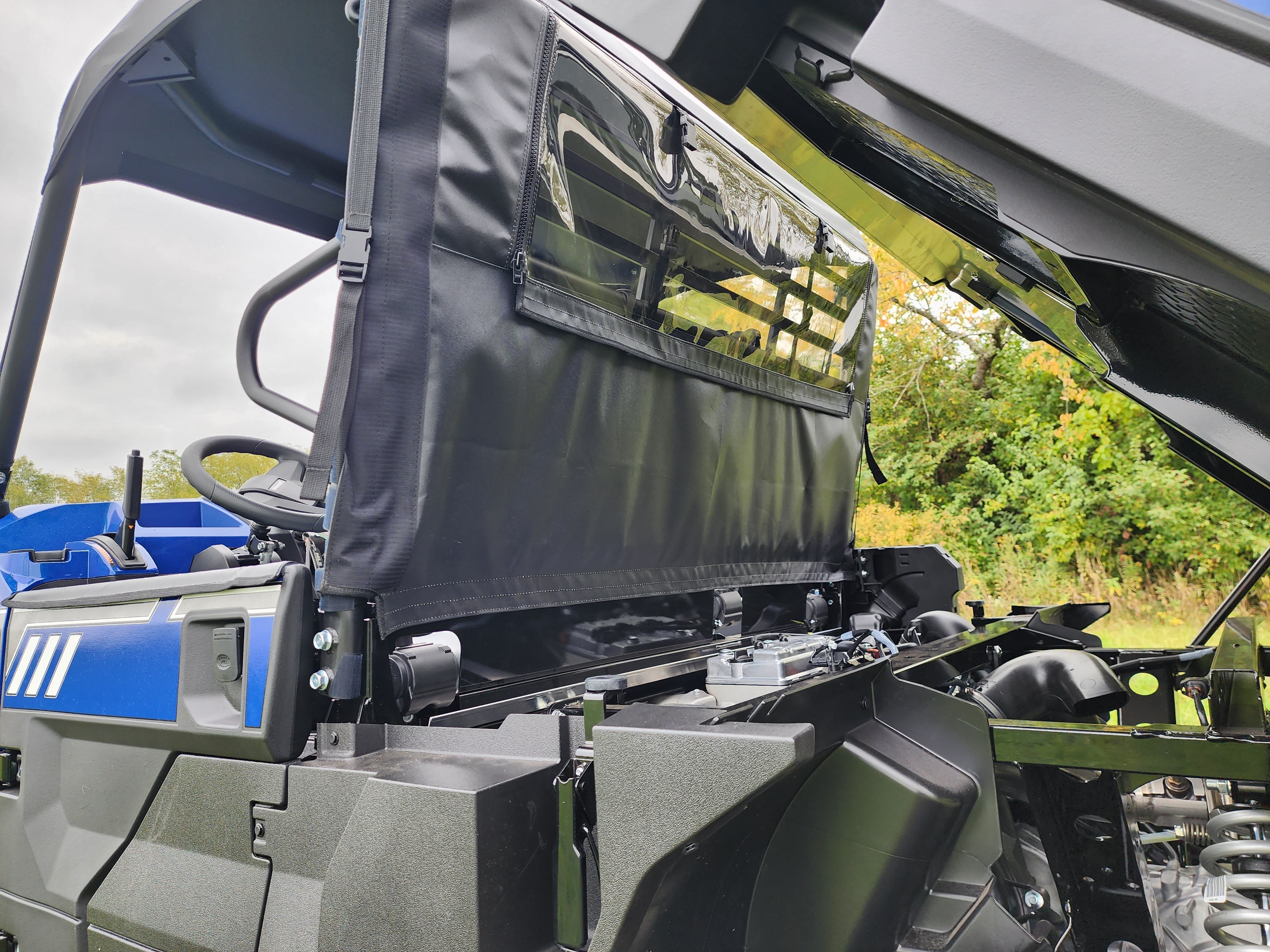 Kawasaki Pro FXR - Full Cab Enclosure for Hard Windshield (Upper Doors)