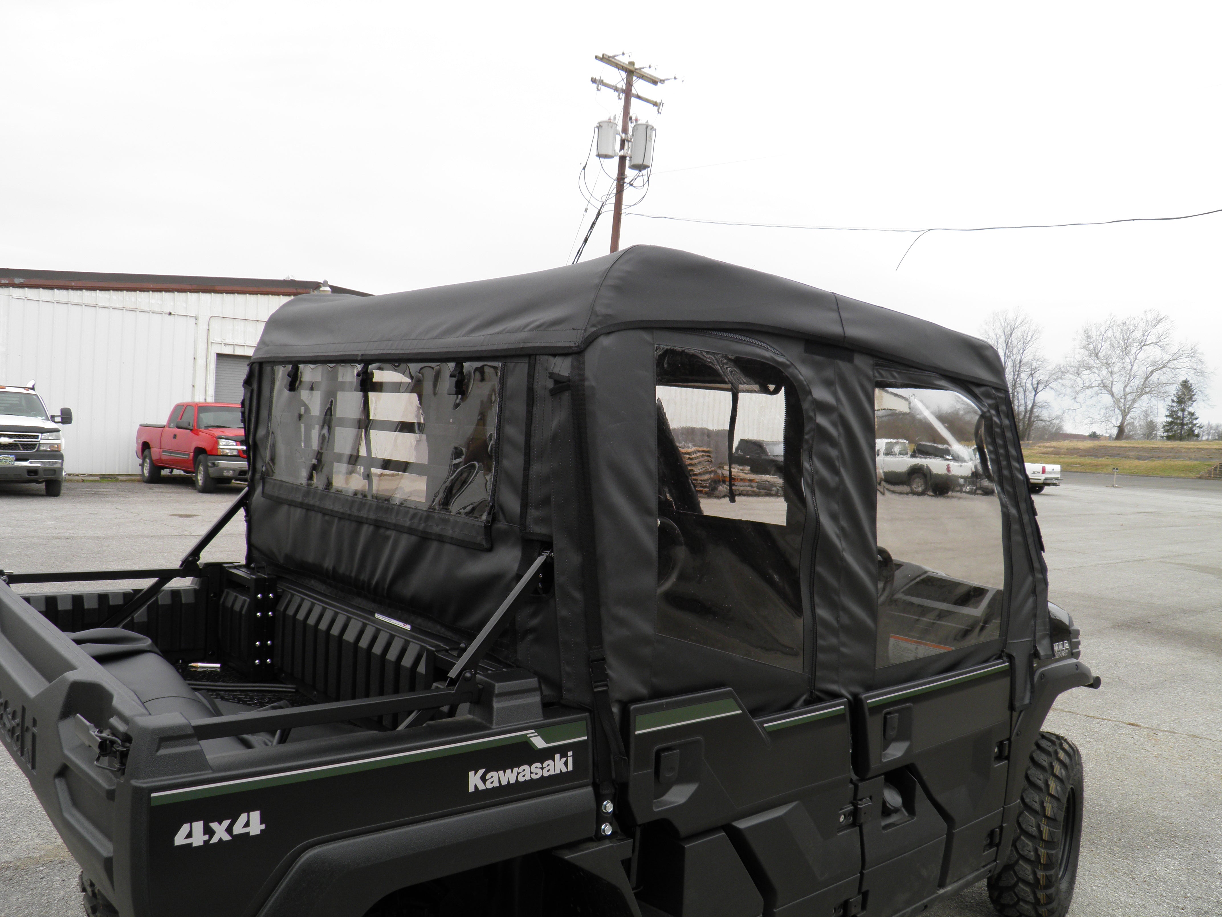 Kawasaki Pro FXT - Full Cab Enclosure for Hard Windshield (Full Doors)