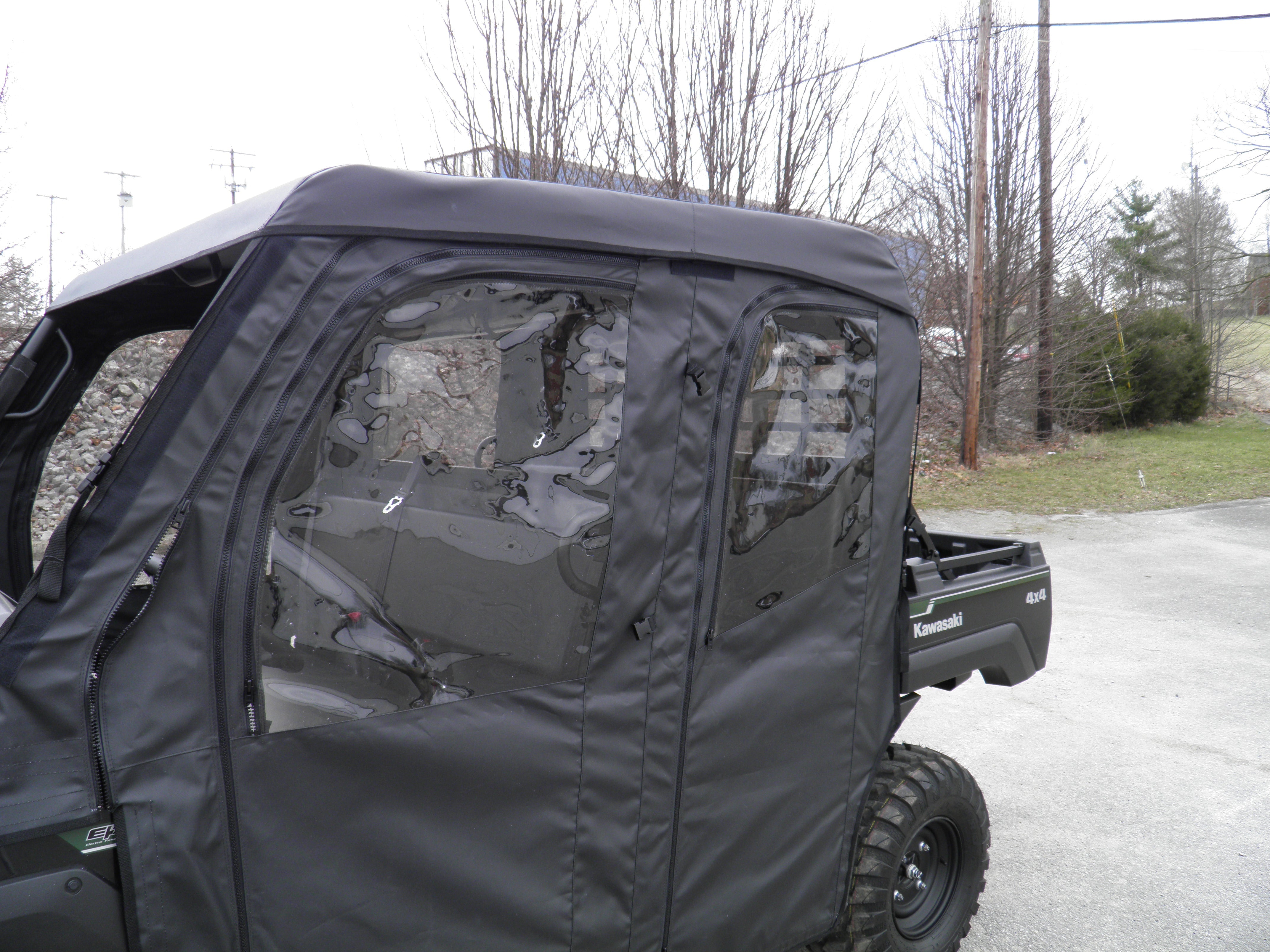 Kawasaki Pro FXT - Full Cab Enclosure for Hard Windshield (Full Doors)