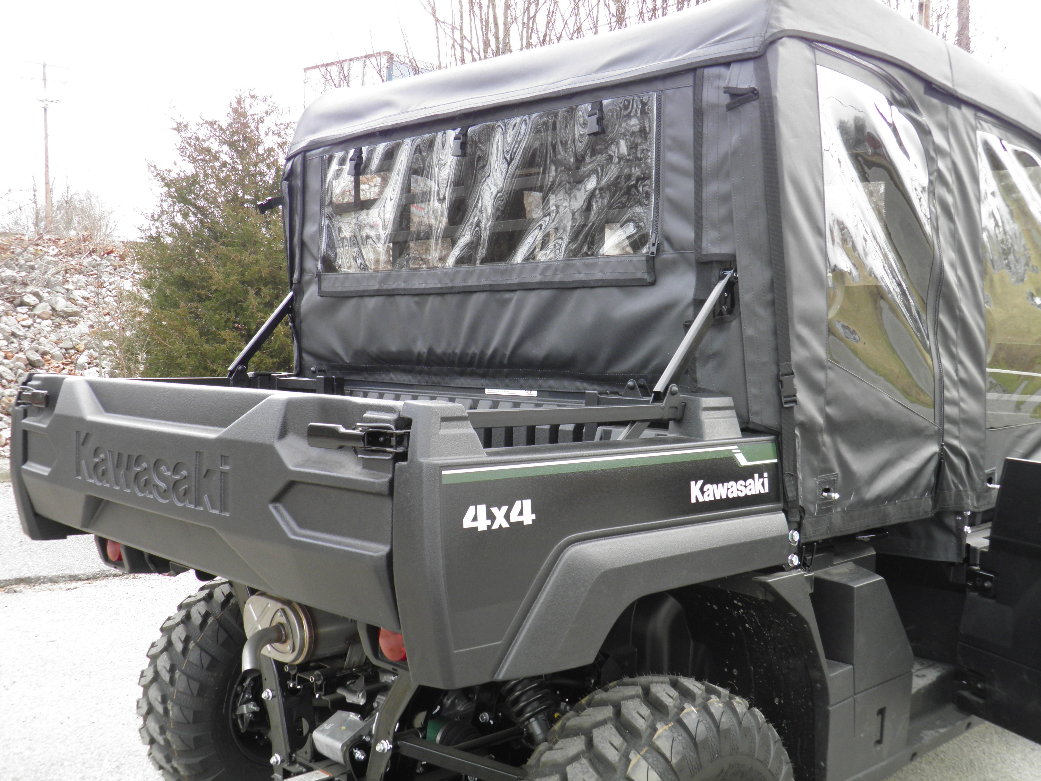 Kawasaki Pro FXT - Full Cab Enclosure with Vinyl Windshield (Half Doors)