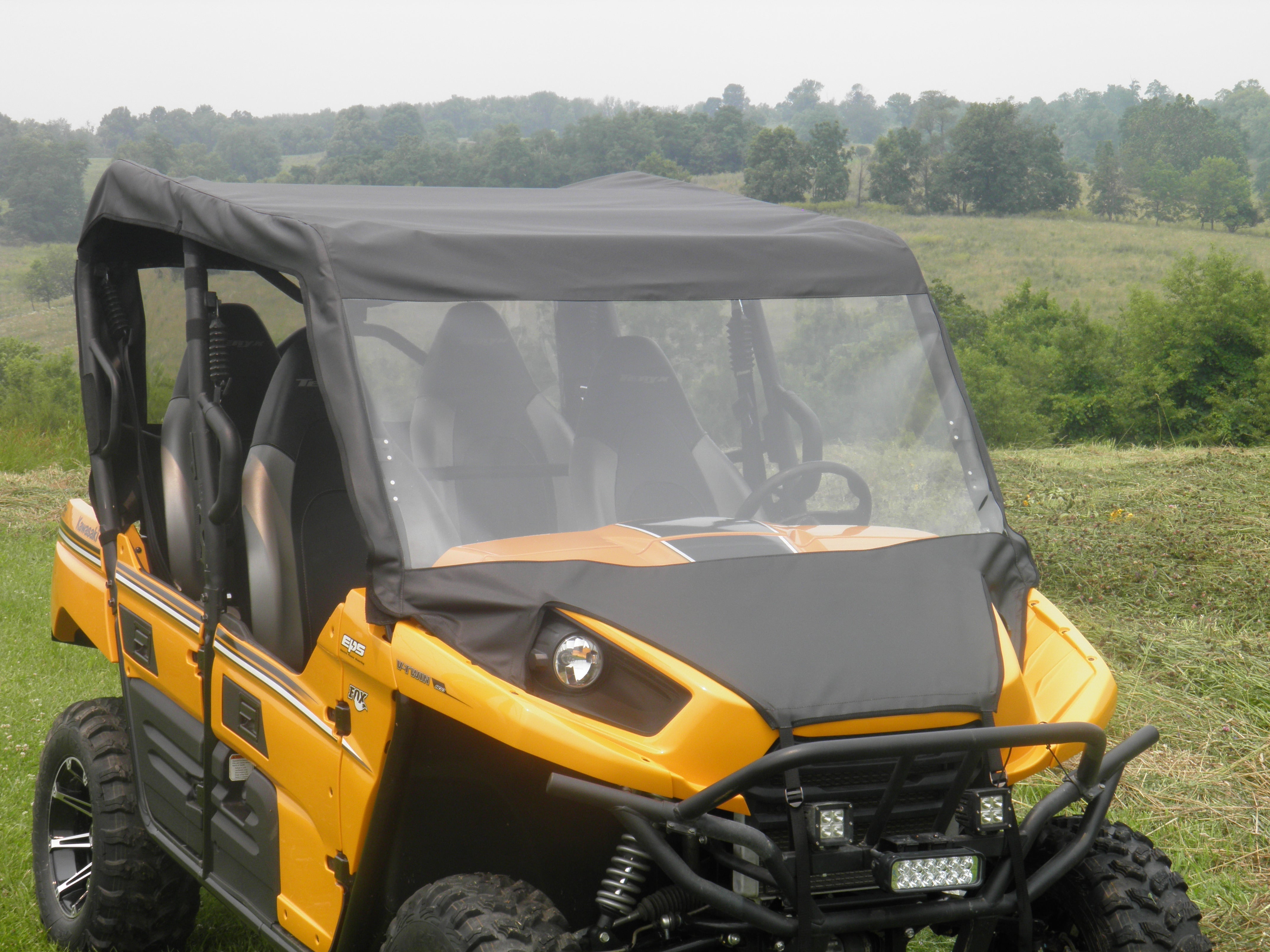 Kawasaki Teryx 4-Seater - Vinyl Windshield/Top/Rear Combo