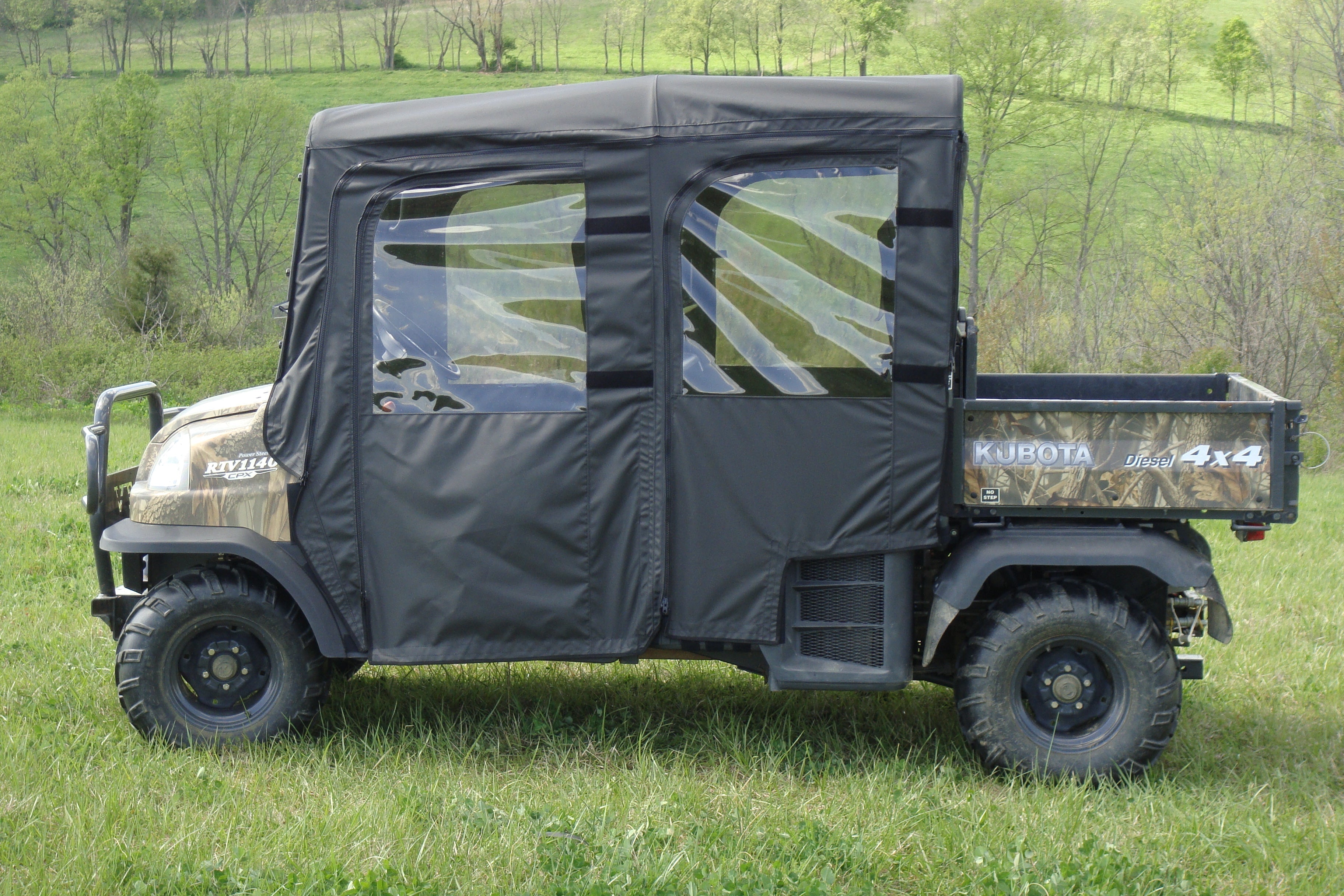 Kubota RTV 1140 - Full Cab Enclosure with Vinyl Windshield