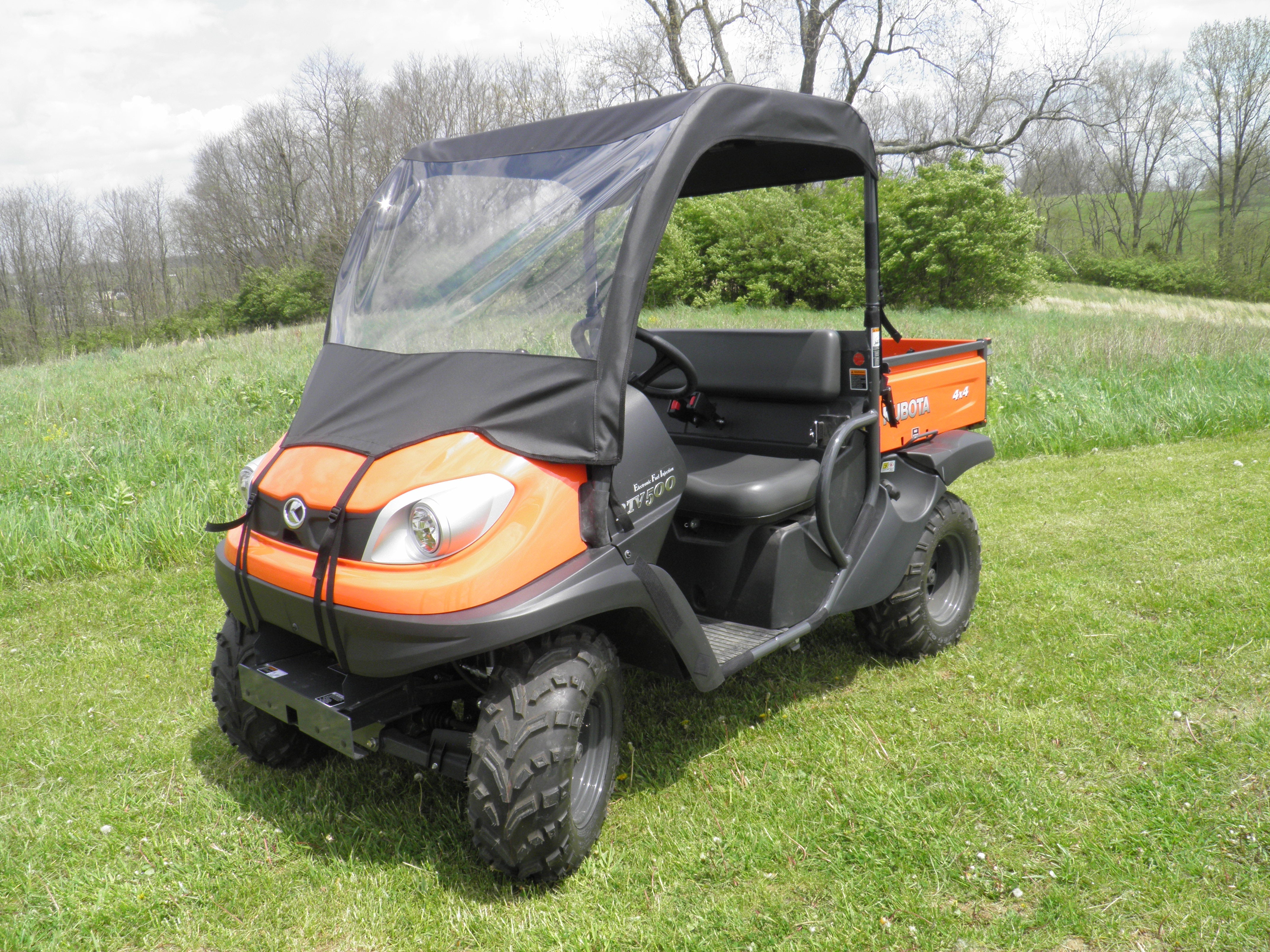 Kubota RTV 400/500/520 - Vinyl Windshield/Top Combo