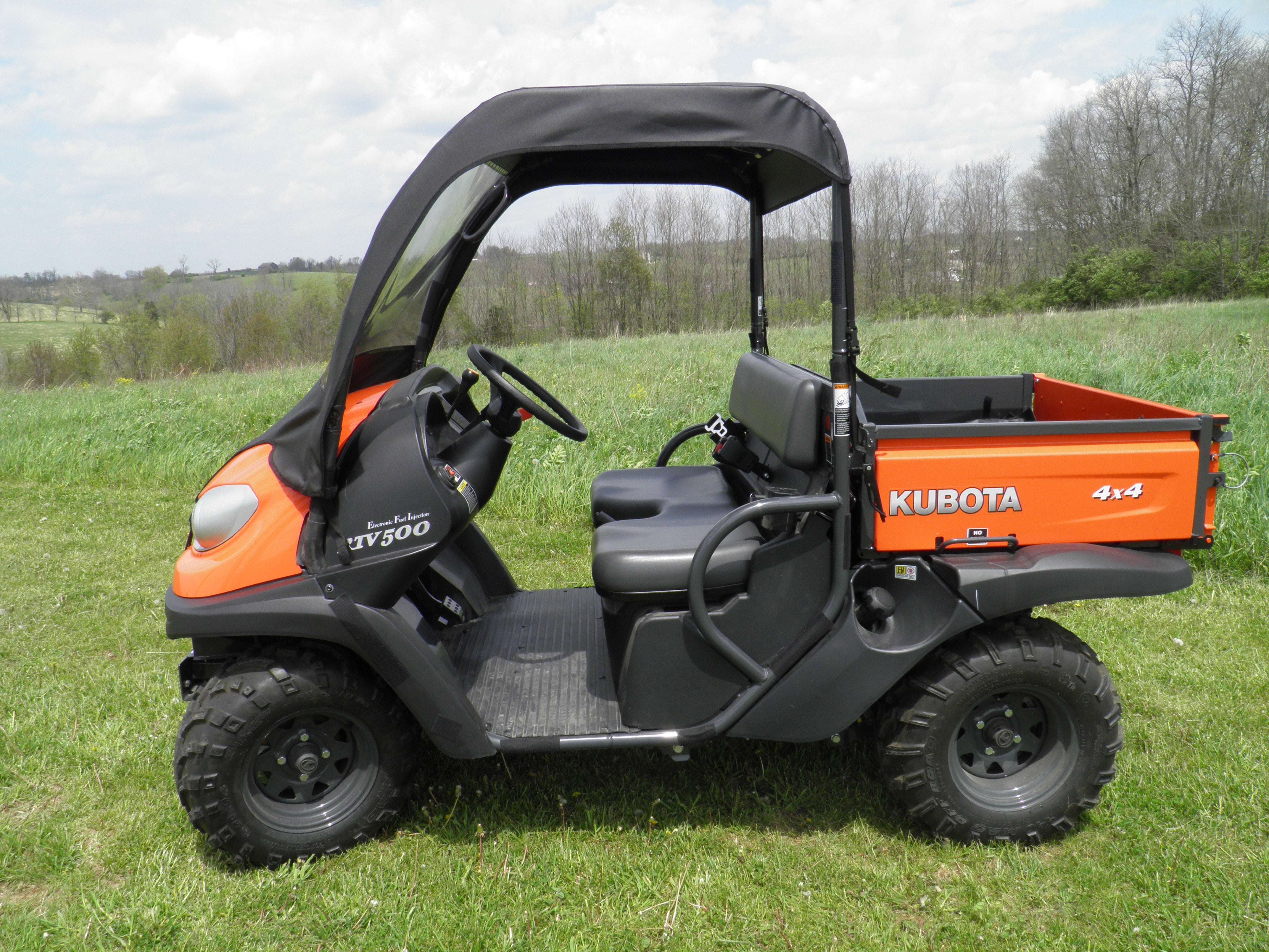 Kubota RTV 400/500/520 - Vinyl Windshield/Top Combo