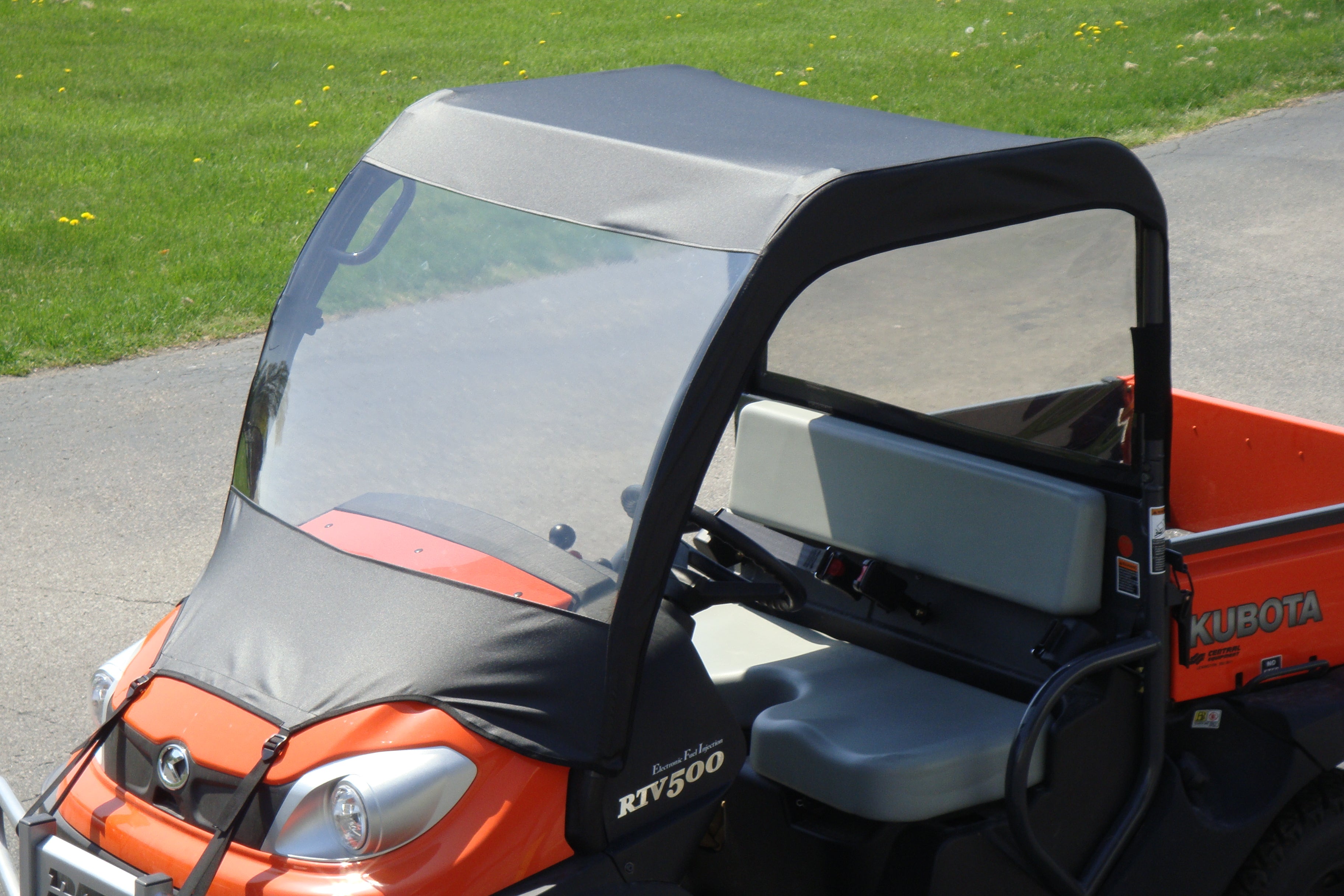 Kubota RTV 400/500/520 - Vinyl Windshield/Top/Rear Combo