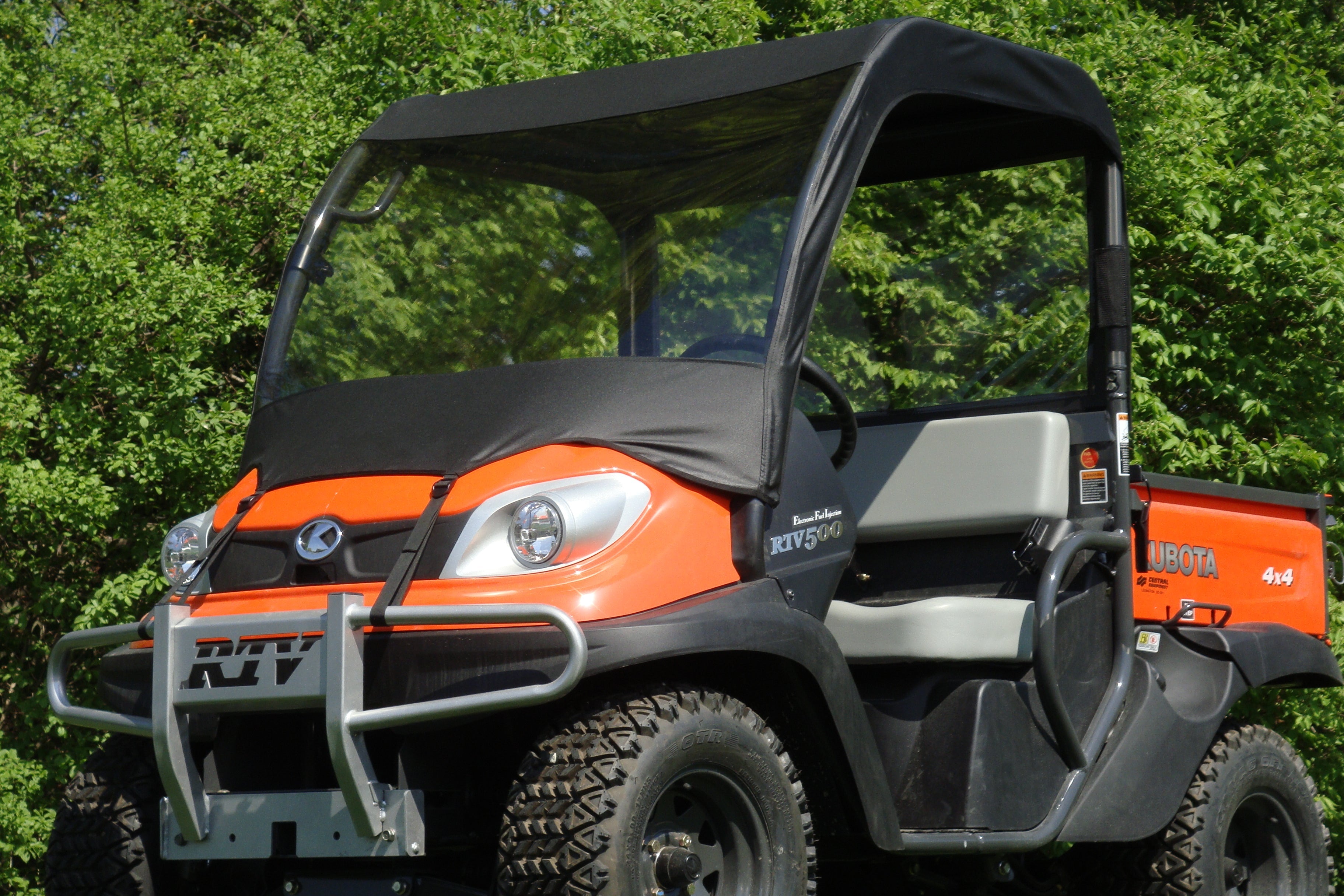 Kubota RTV 400/500/520 - Vinyl Windshield/Top/Rear Combo