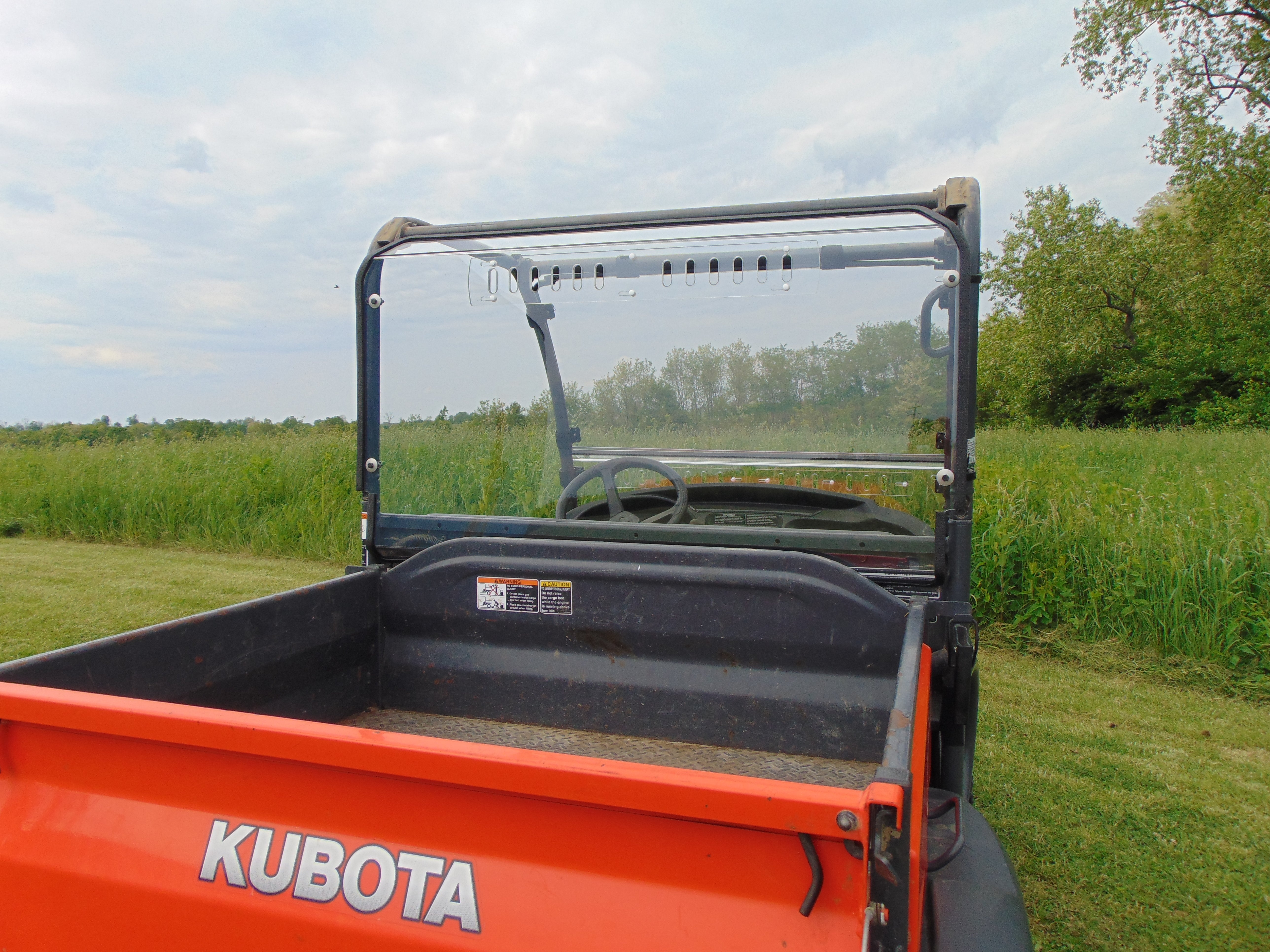 Kubota RTV 400/500/520 - 1 Pc Lexan Back Panel