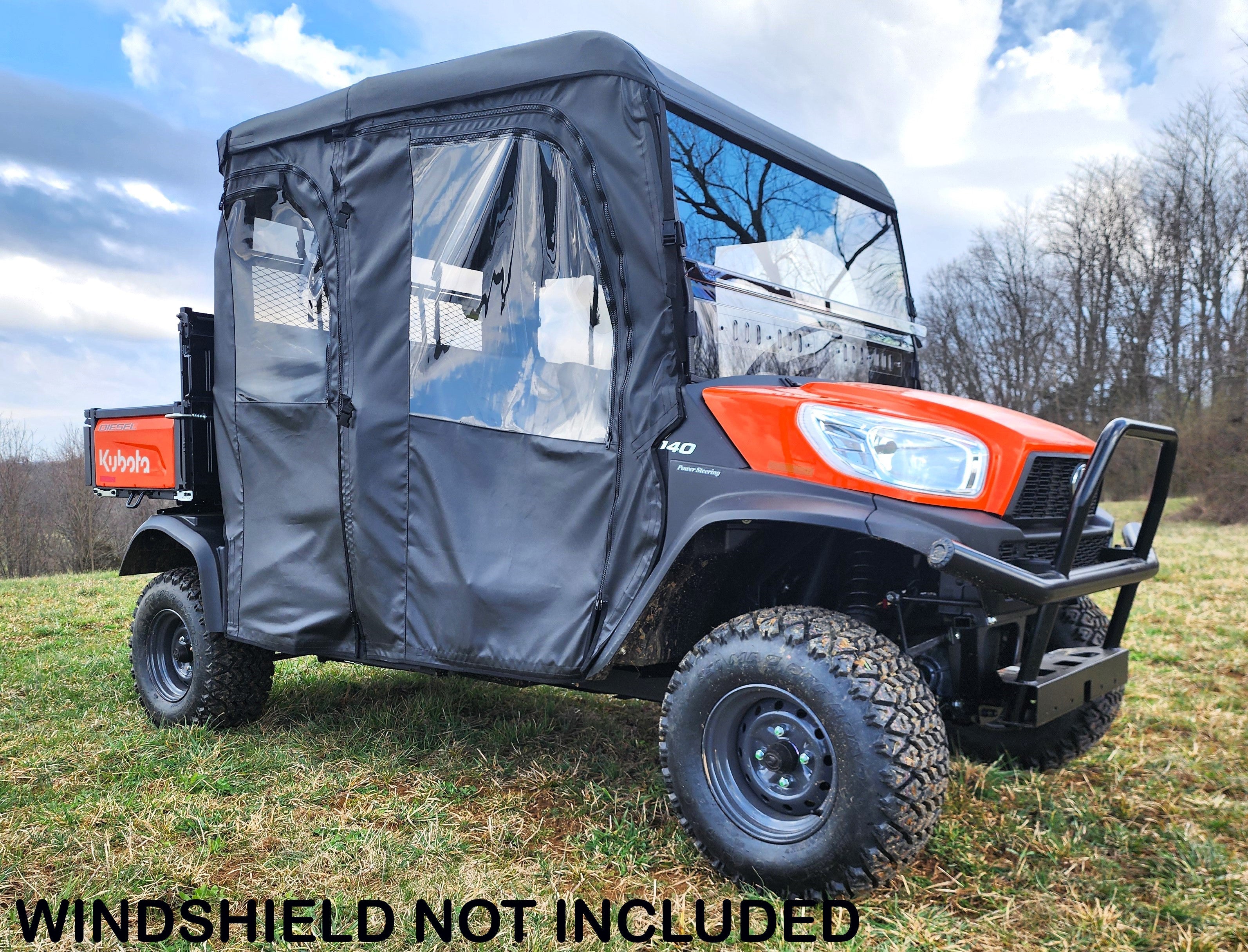 Kubota RTV X1140 - Full Cab Enclosure for Hard Windshield