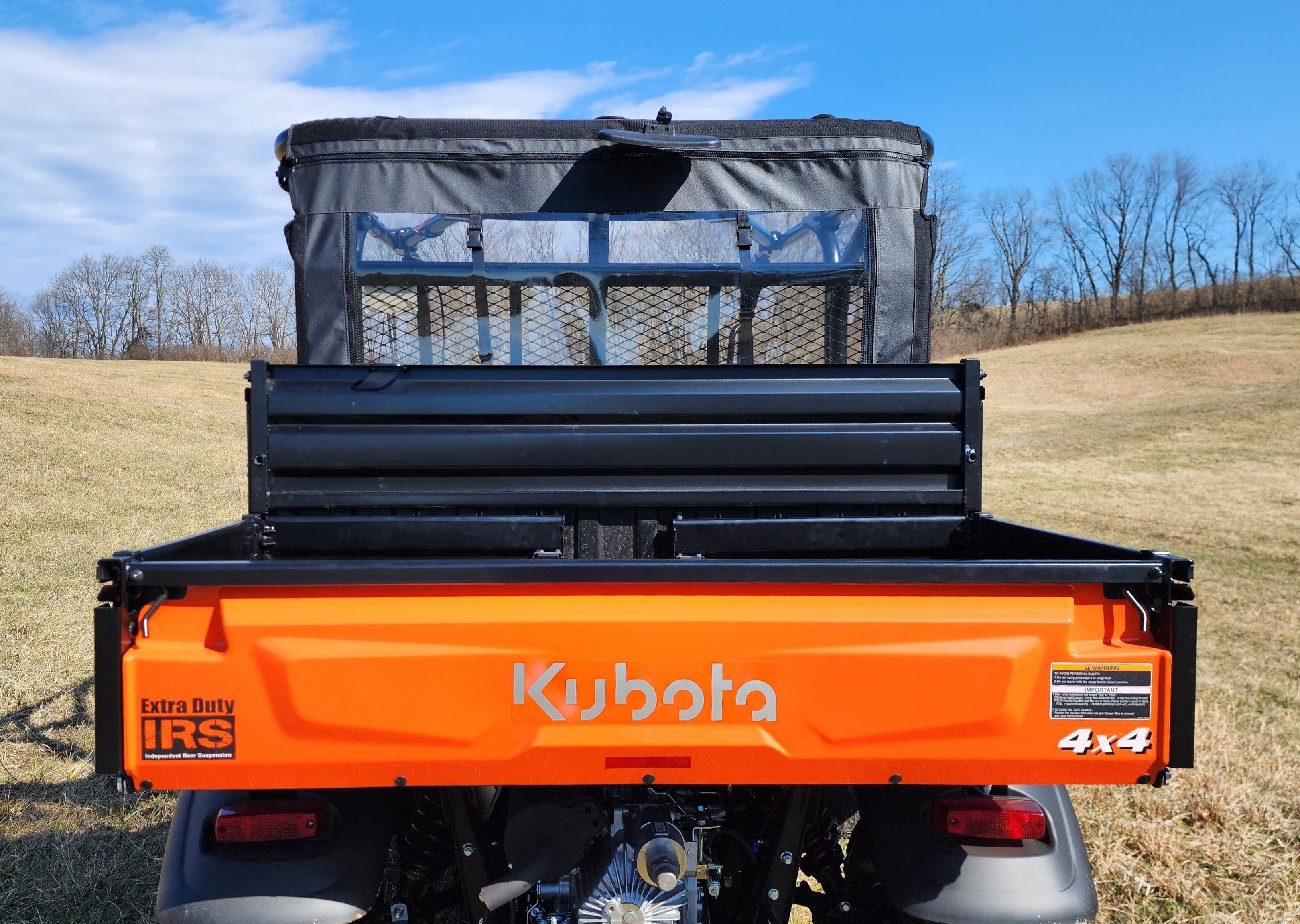 Kubota RTV X1140 - Soft Back Panel