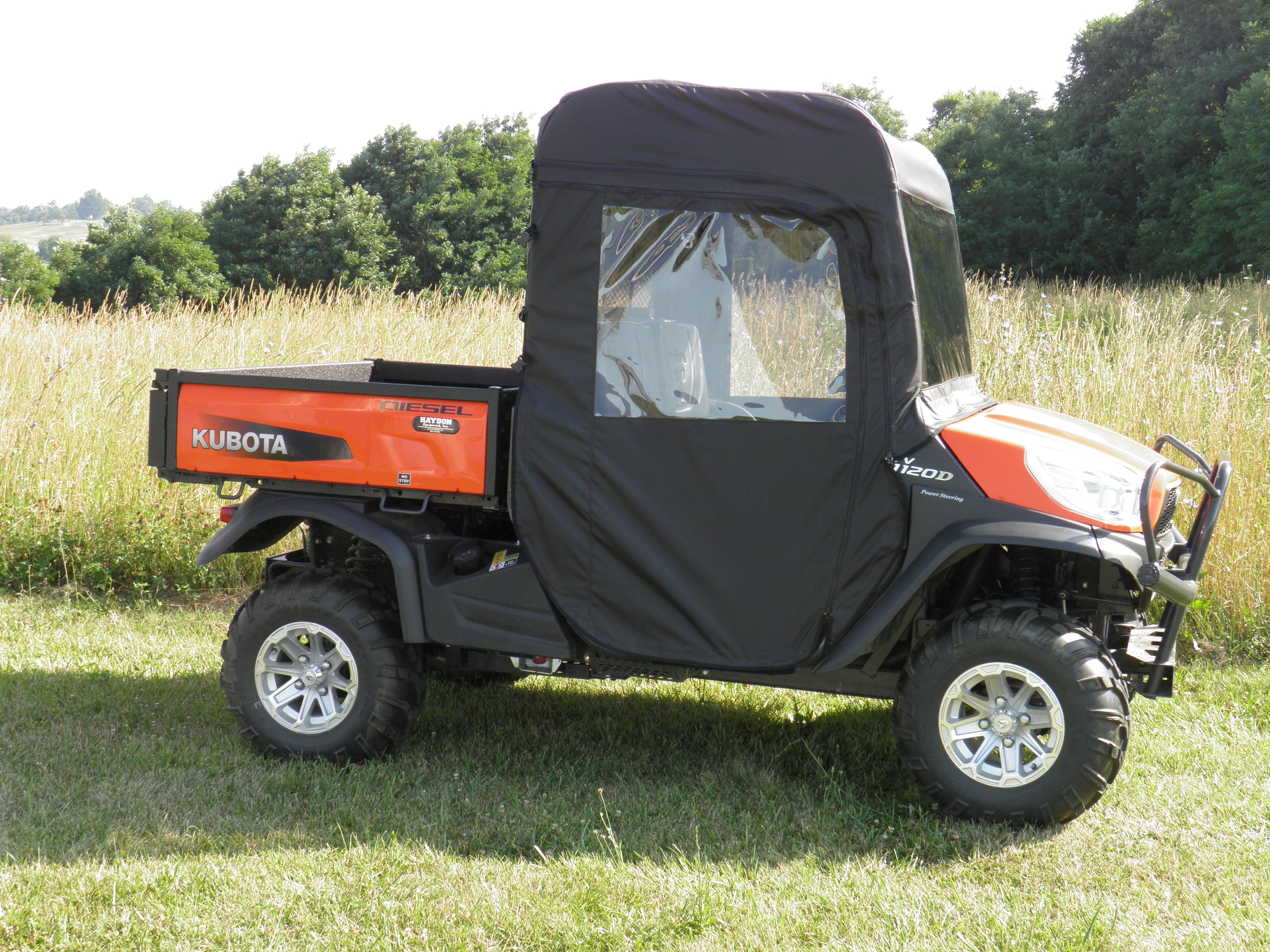 Kubota RTV X900/X1120 - Full Cab Enclosure with Vinyl Windshield