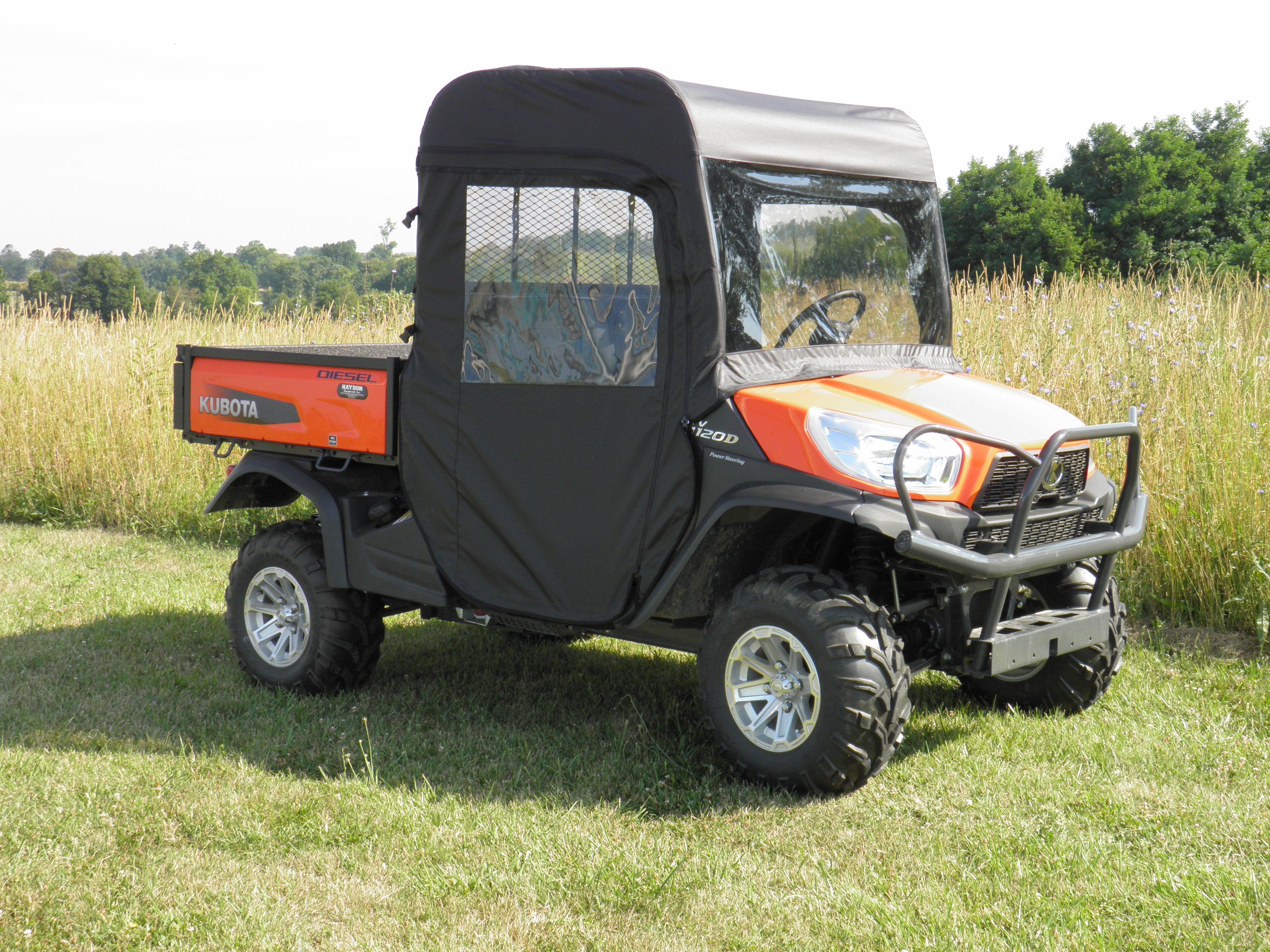 Kubota RTV X900/X1120 - Full Cab Enclosure with Vinyl Windshield