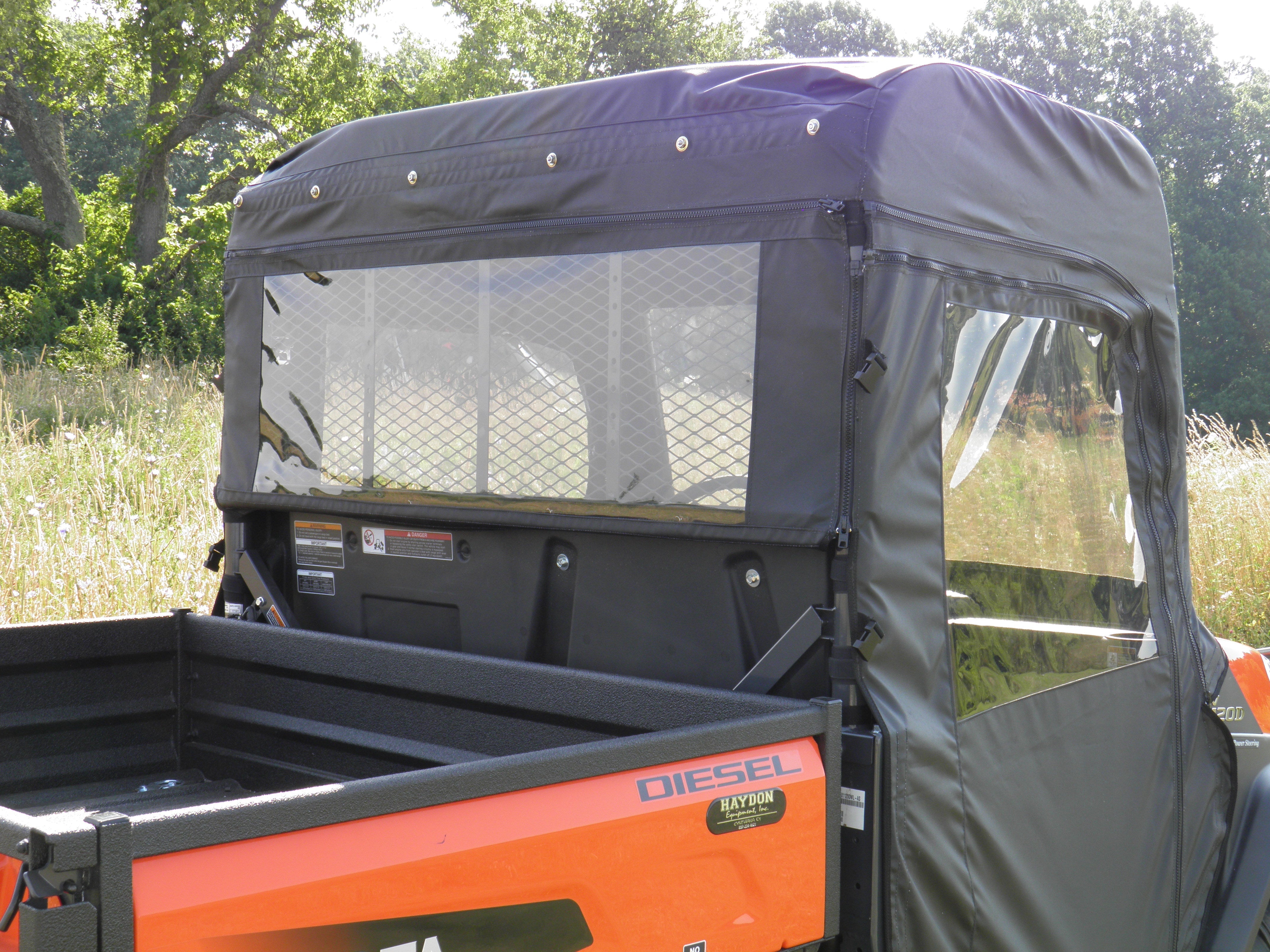 Kubota RTV X900/X1120 - Full Cab Enclosure for Hard Windshield