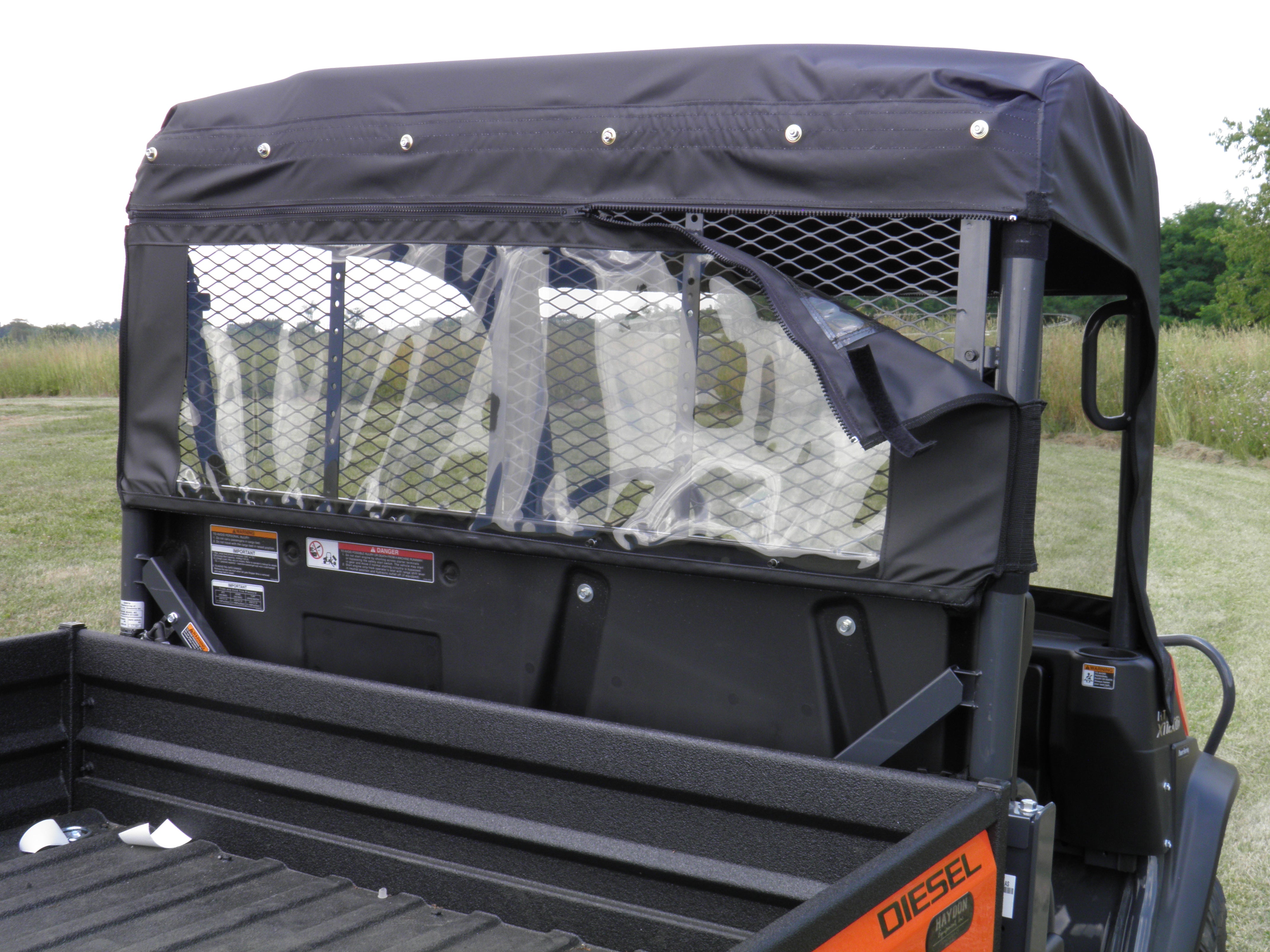 Kubota RTV X900/X1120 - Soft Back Panel