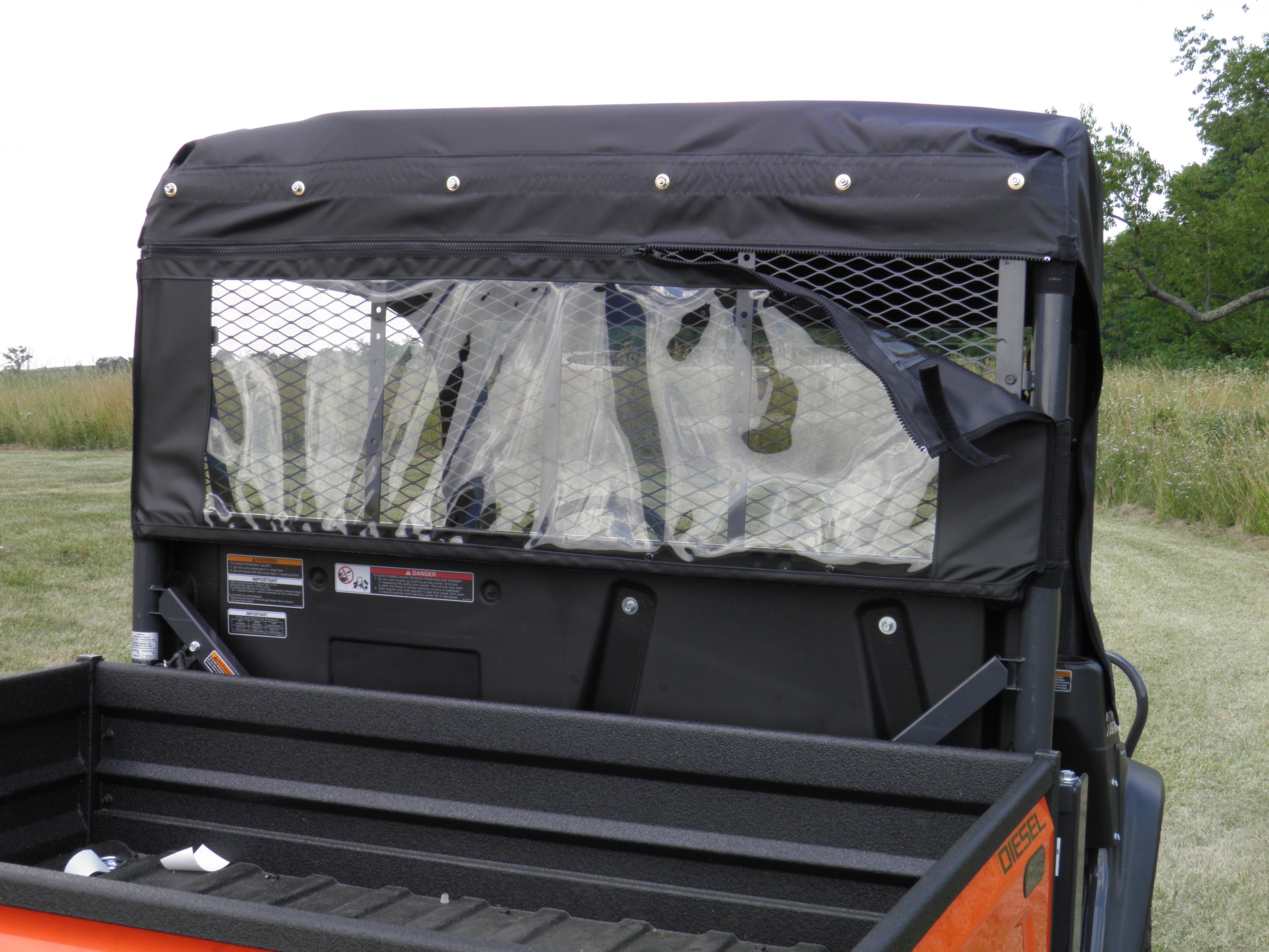 Kubota RTV X900/X1120 - Vinyl Windshield/Top/Rear Combo