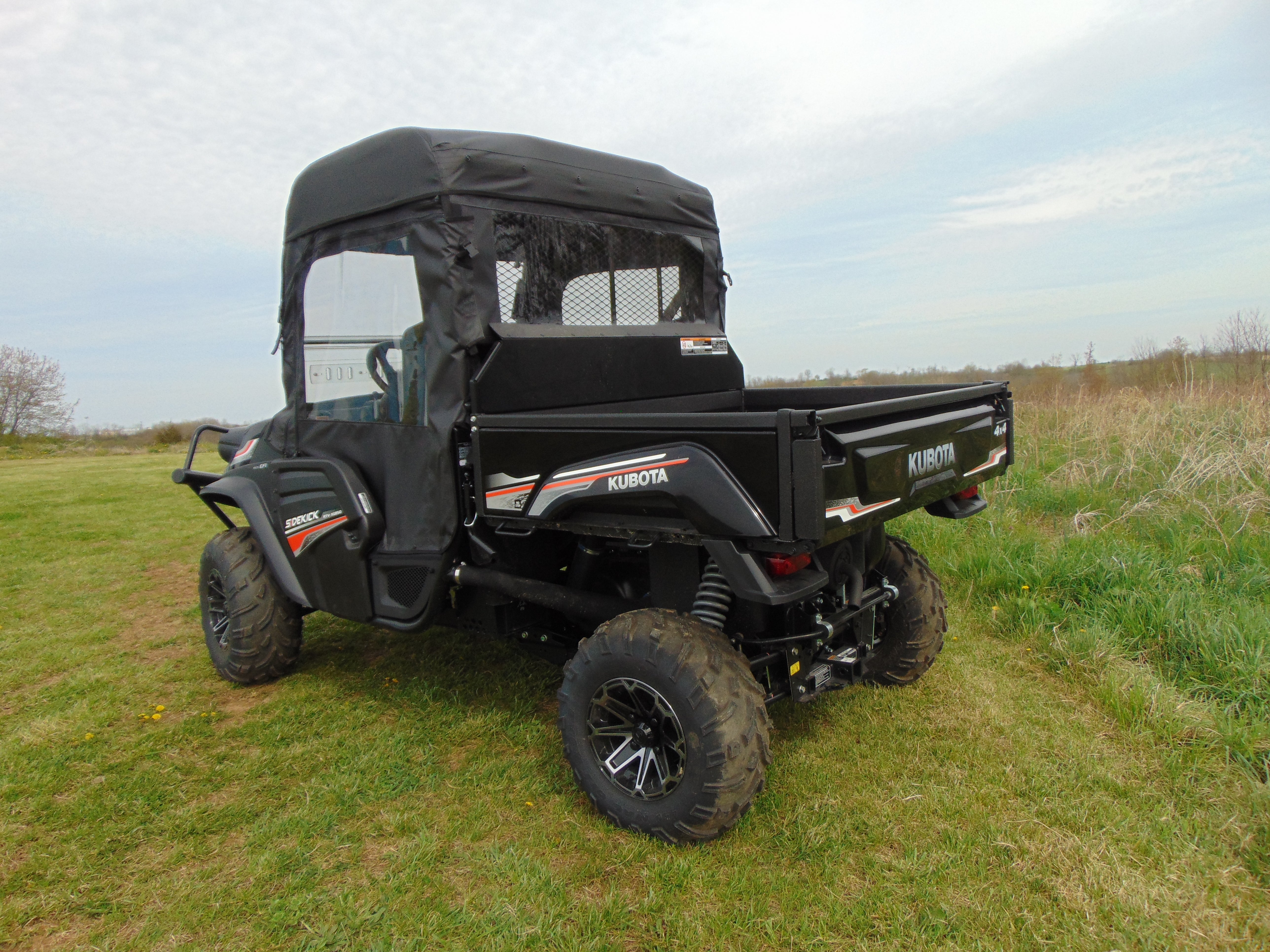 Kubota RTV XG850 (Sidekick) - Full Cab Enclosure for Hard Windshield (Half Doors)