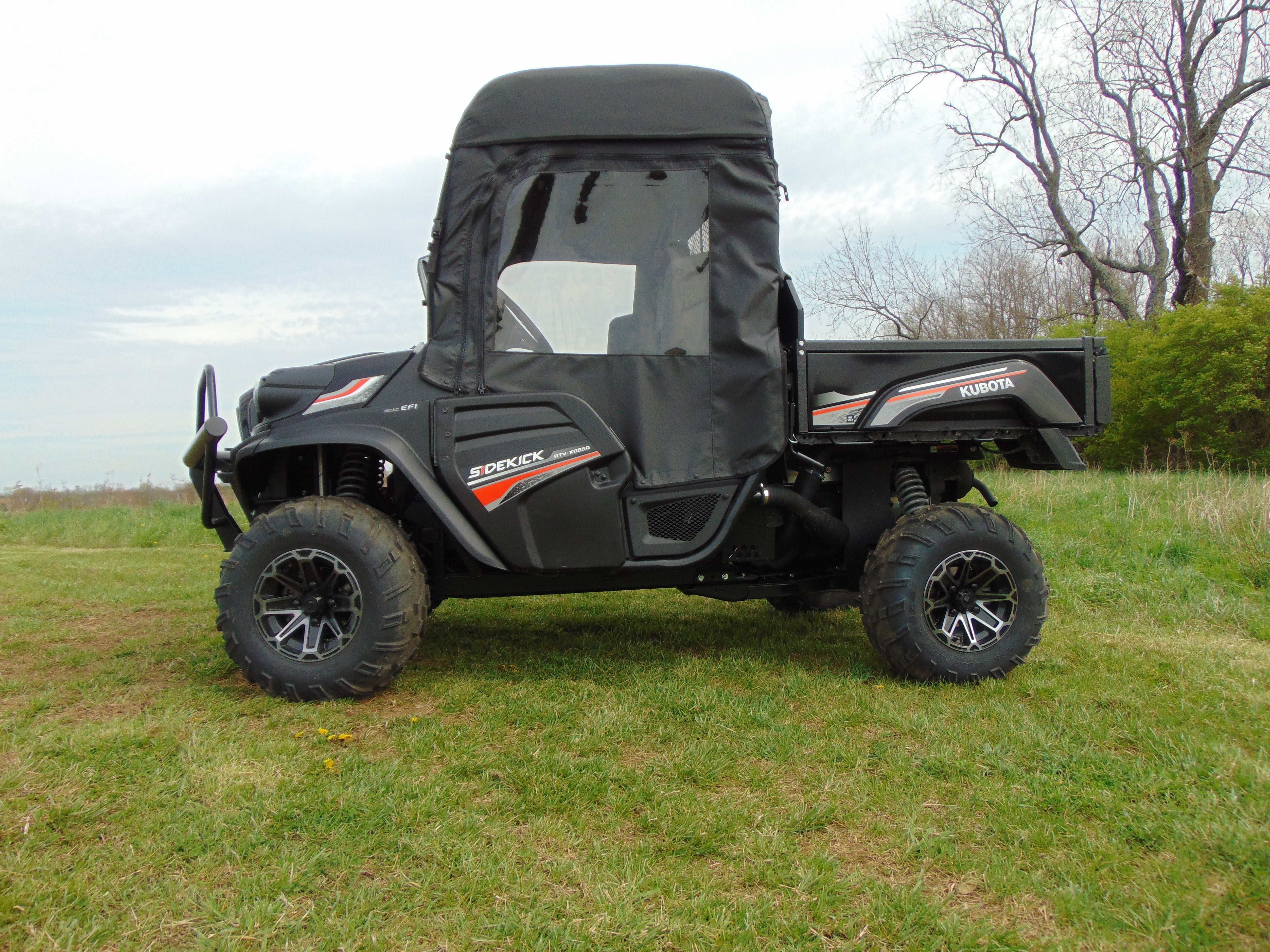 Kubota RTV XG850 (Sidekick) - Full Cab Enclosure for Hard Windshield (Half Doors)