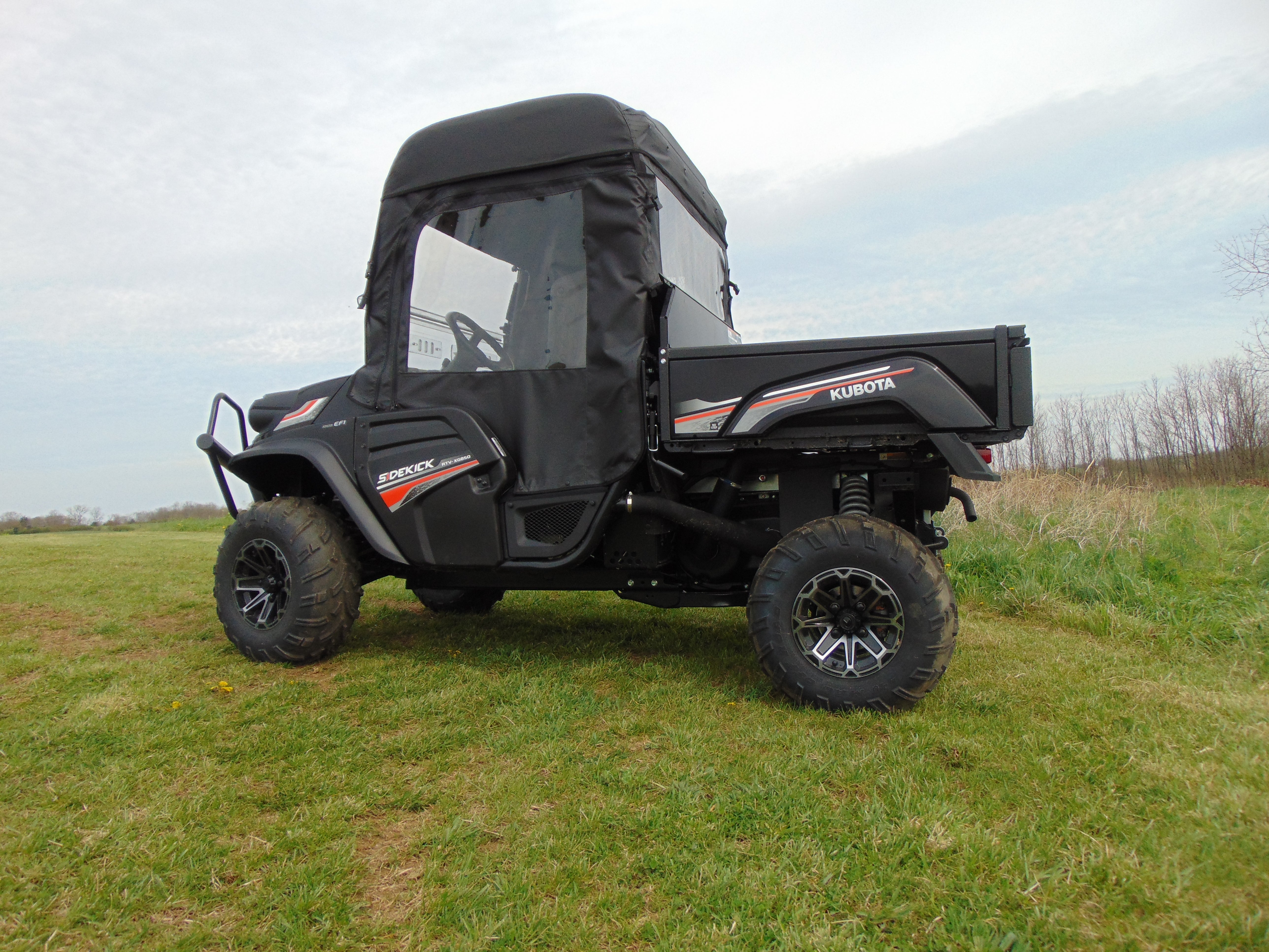 Kubota RTV XG850 (Sidekick) - Full Cab Enclosure for Hard Windshield (Half Doors)