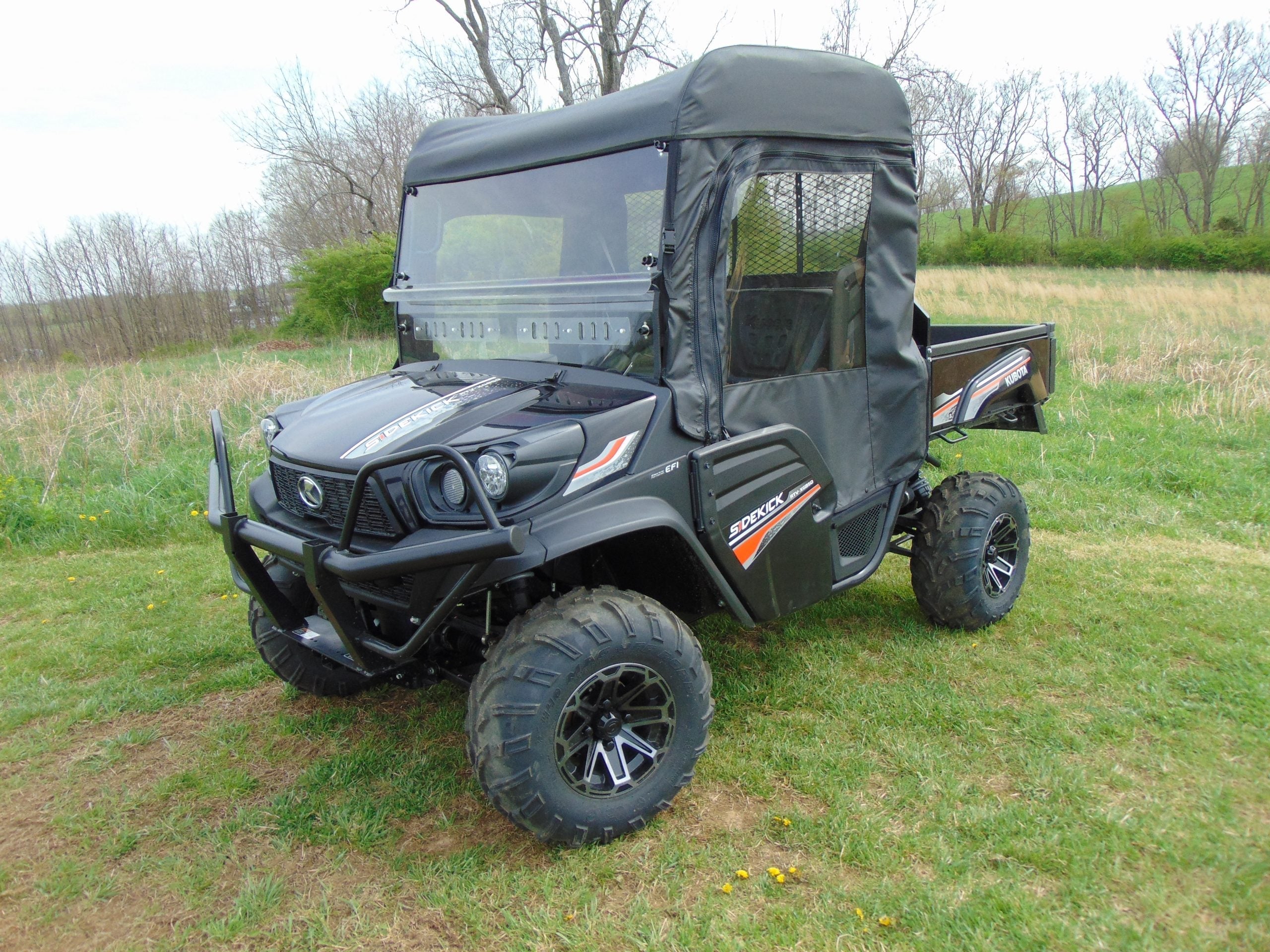 Kubota RTV XG850 (Sidekick) - Full Cab Enclosure for Hard Windshield (Half Doors)