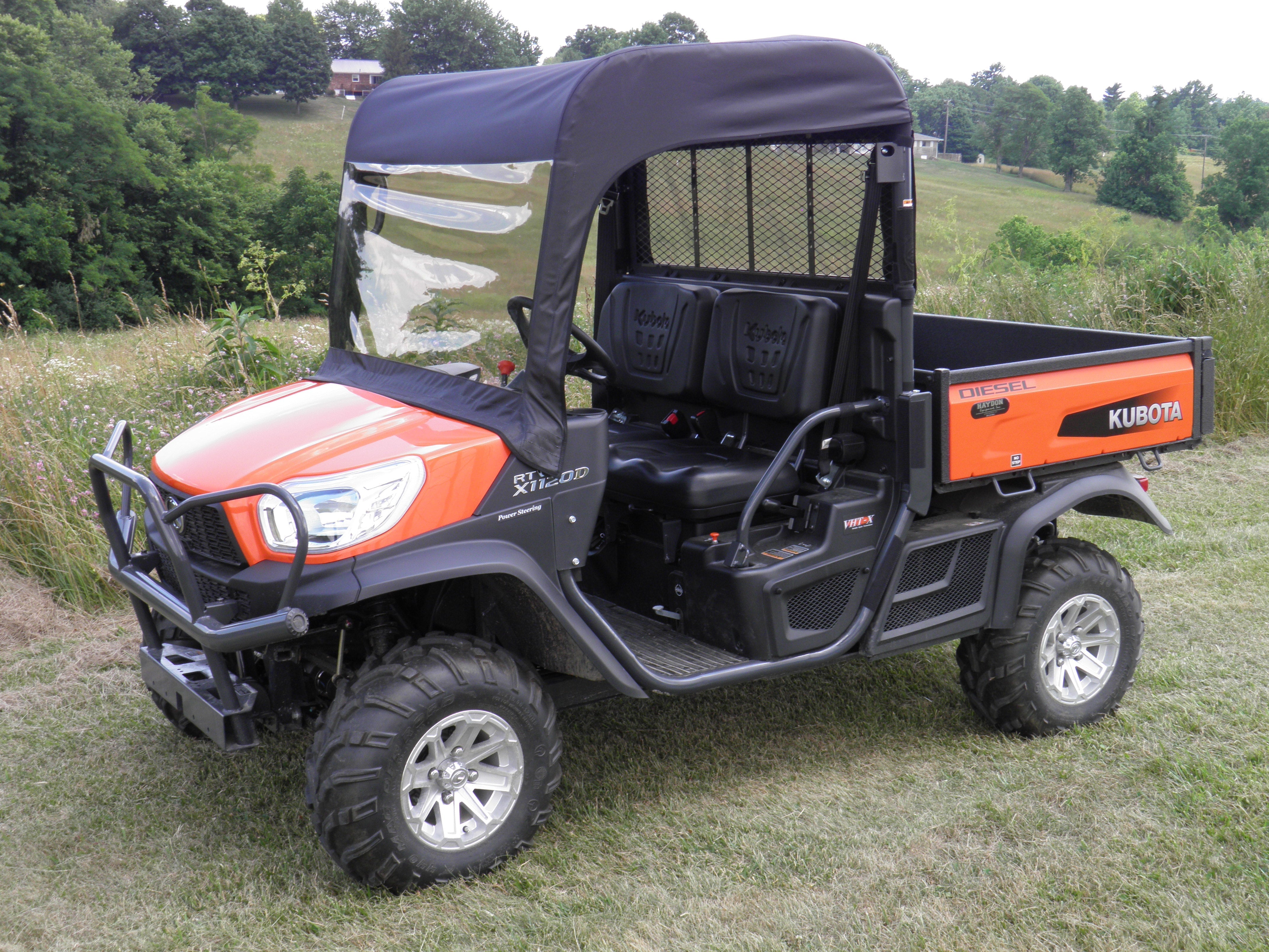 Kubota RTV XG850 (Sidekick) - Vinyl Windshield/Top/Rear Combo