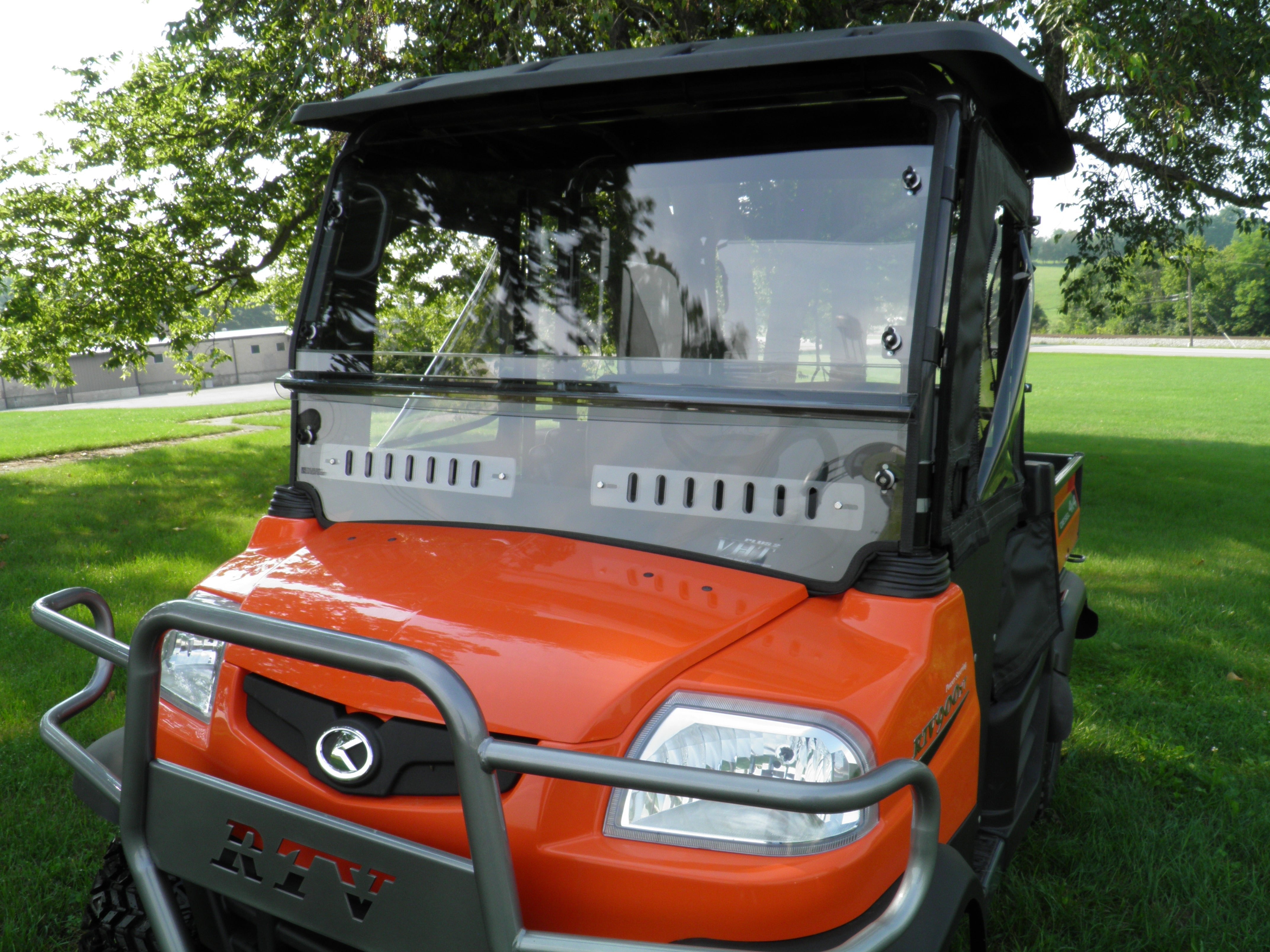 Kubota RTV 1140 - 2 Pc Windshield w/Hard Coat, Clamp, and Vent Options