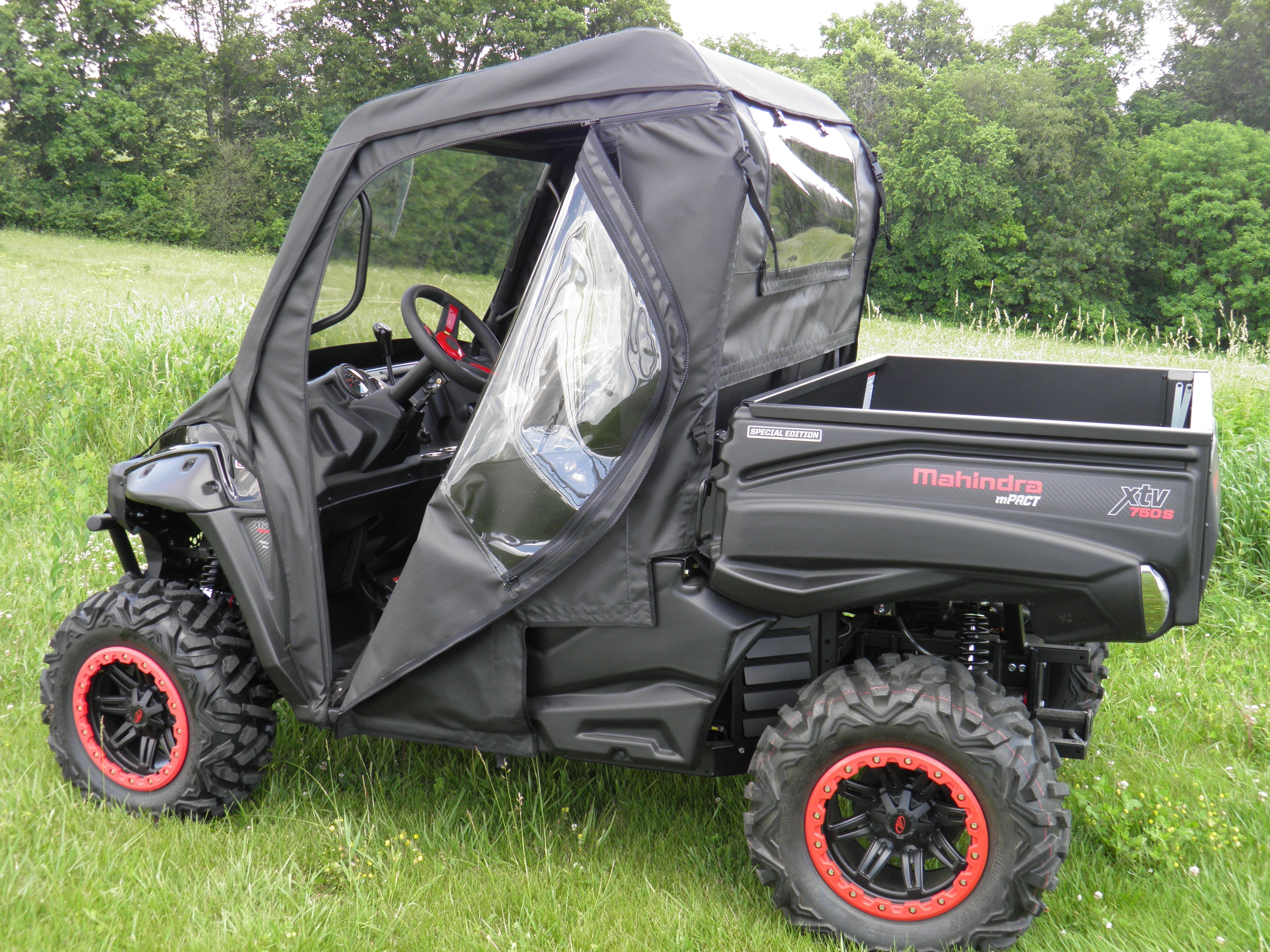 Mahindra 750/1000 - Full Cab Enclosure with Vinyl Windshield