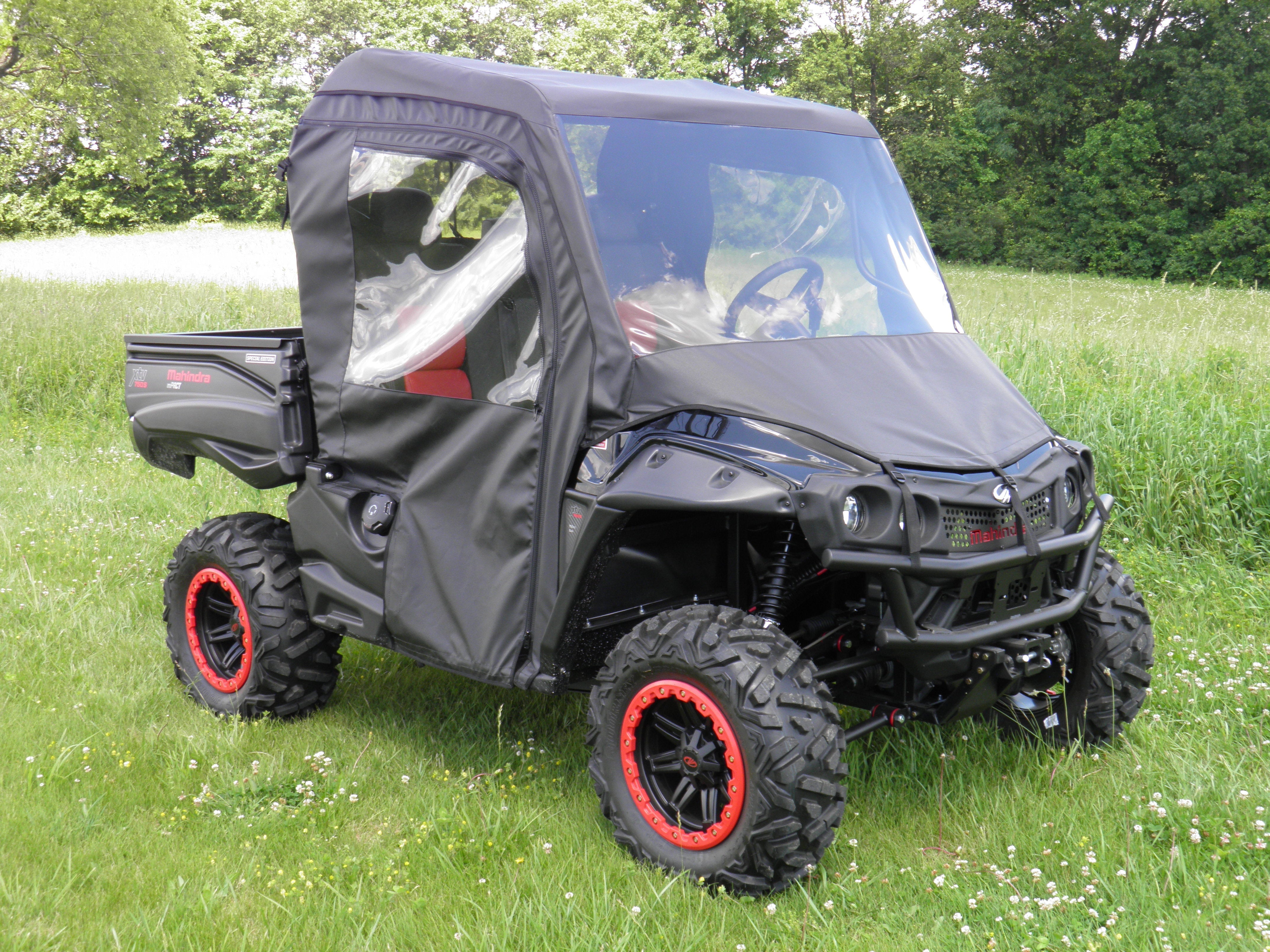 Mahindra 750/1000 - Full Cab Enclosure with Vinyl Windshield