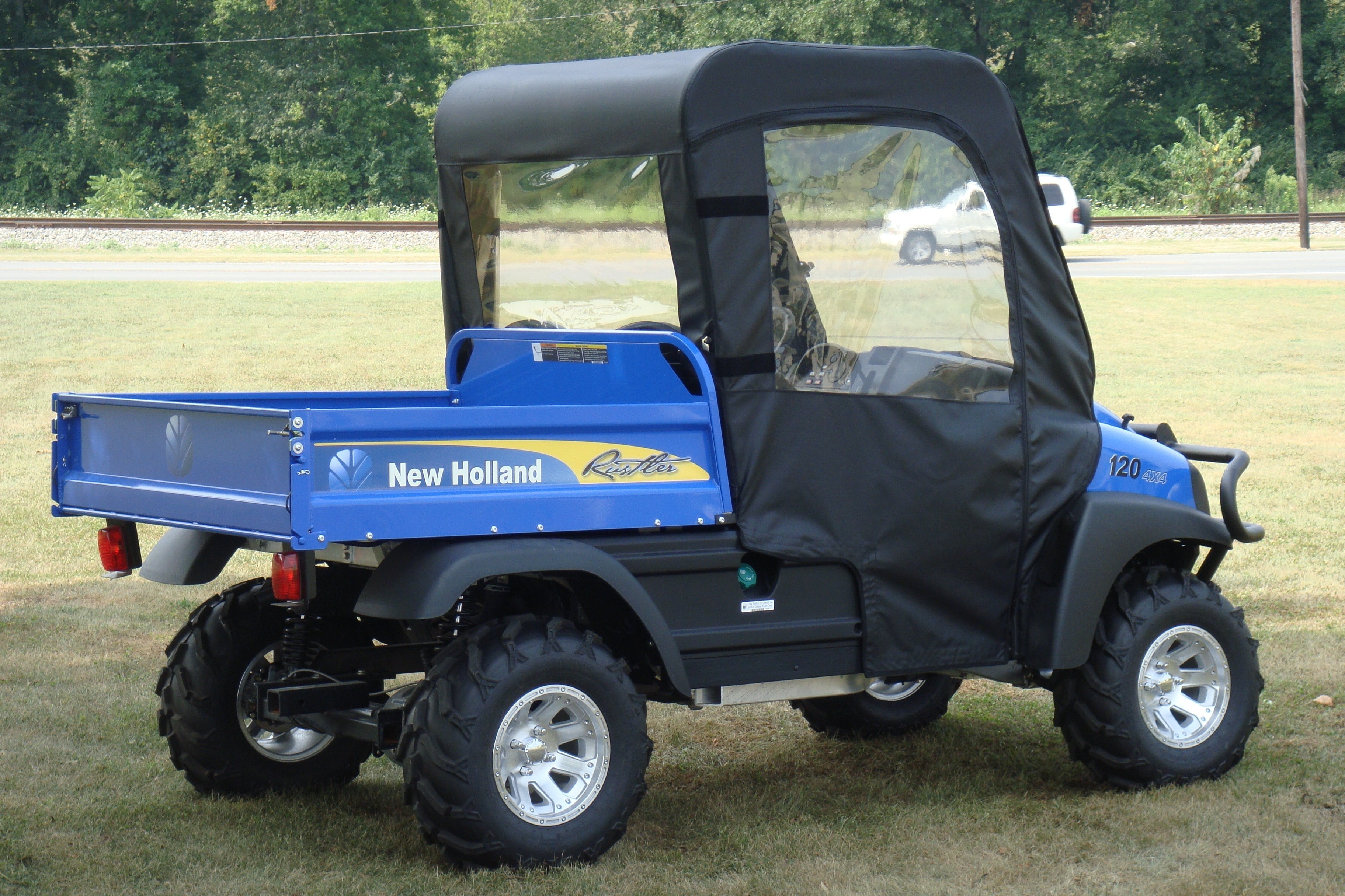 New Holland Rustler 115 - Full Cab for Hard Windshield with Color and Zip Window Options