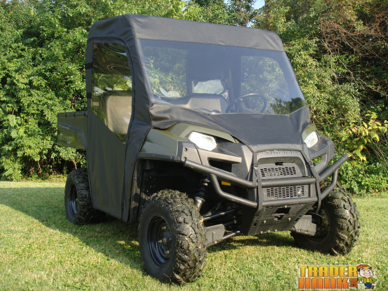 Polaris Full-Size Ranger 2-Seater 500/700/800 - Full Cab Enclosure with Vinyl Windshield | UTV Accessories - Free shipping