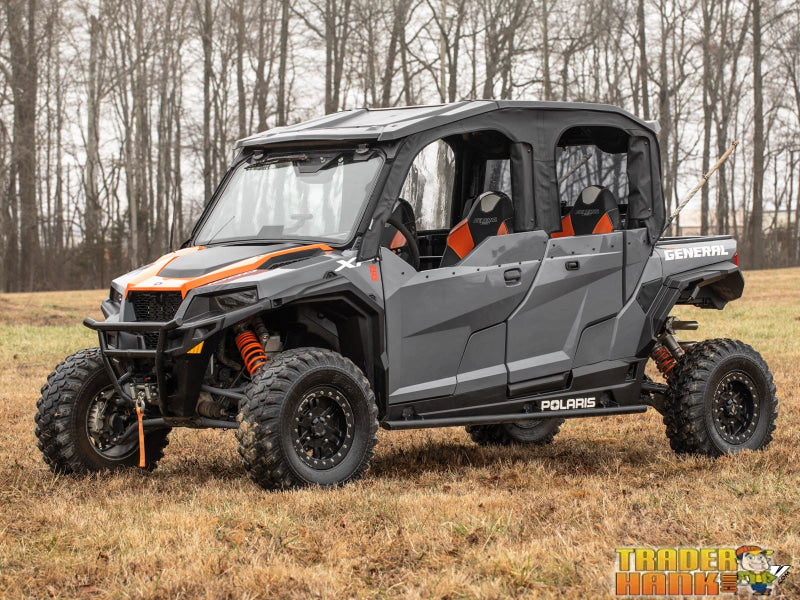 Polaris General XP 1000 Primal Soft Cab Enclosure Upper Doors | UTV Accessories - Free shipping