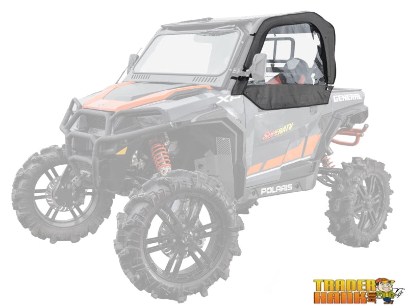 Polaris General XP 1000 Primal Soft Cab Enclosure Upper Doors | UTV Accessories - Free shipping