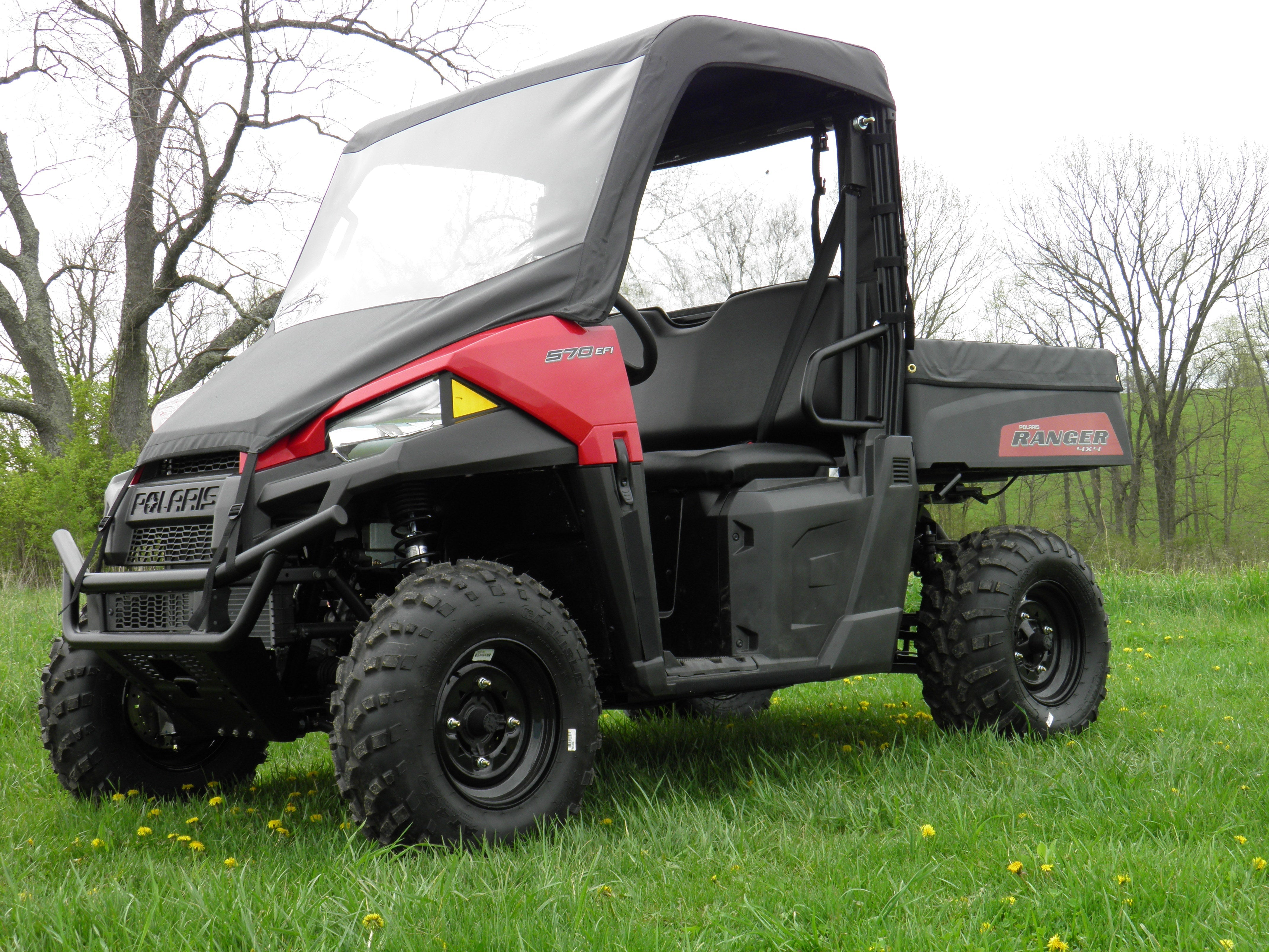 Polaris Mid-Size 570 Ranger 2-Seater - Vinyl Windshield/Top/Rear Combo