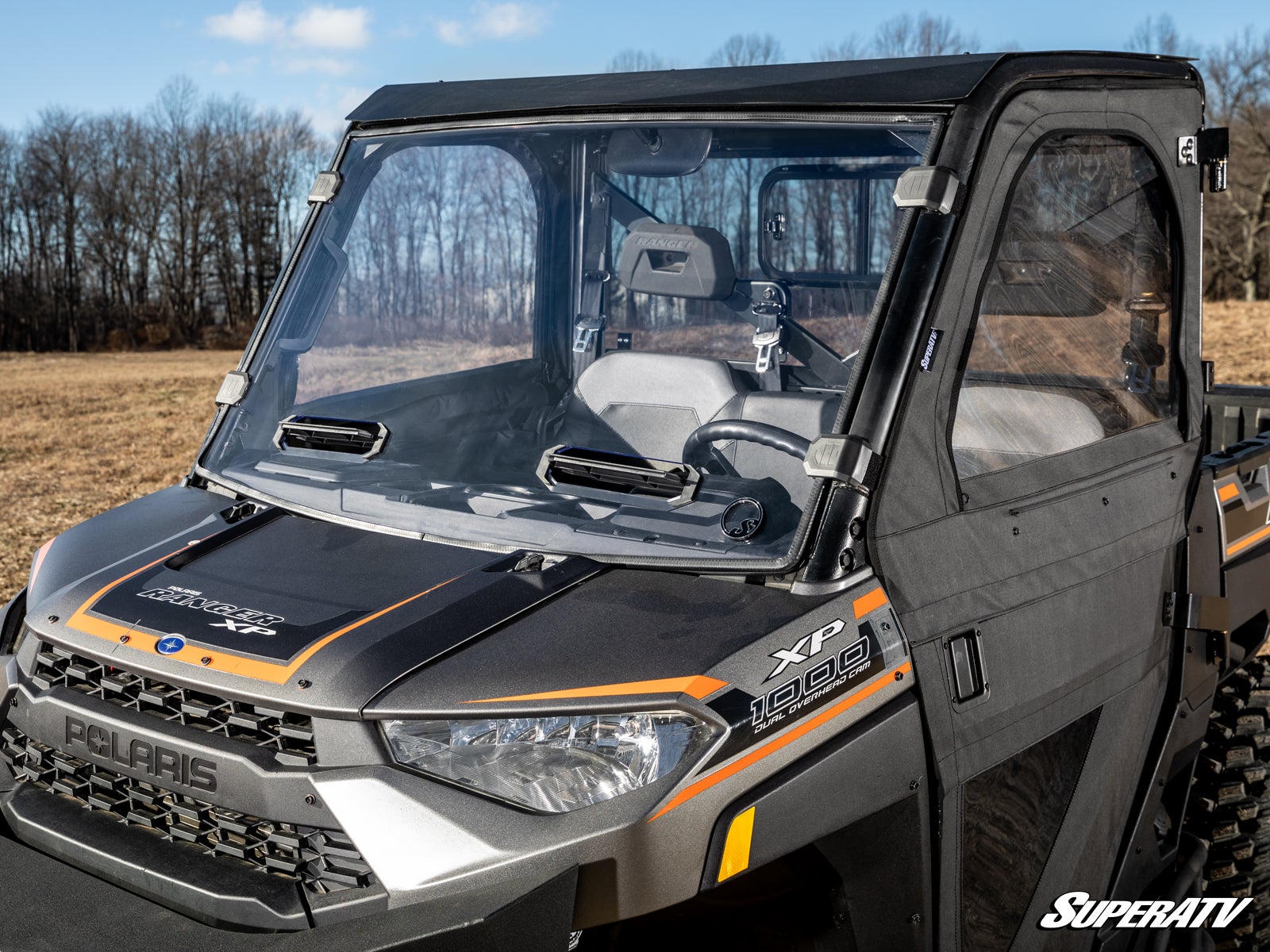 Polaris Ranger XP 1000 Vented Full Windshield | Free shipping