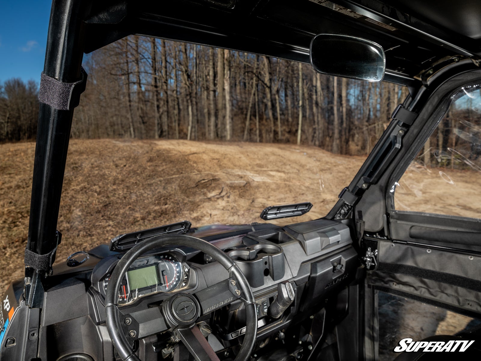 Polaris Ranger XP 1000 Vented Full Windshield | Free shipping