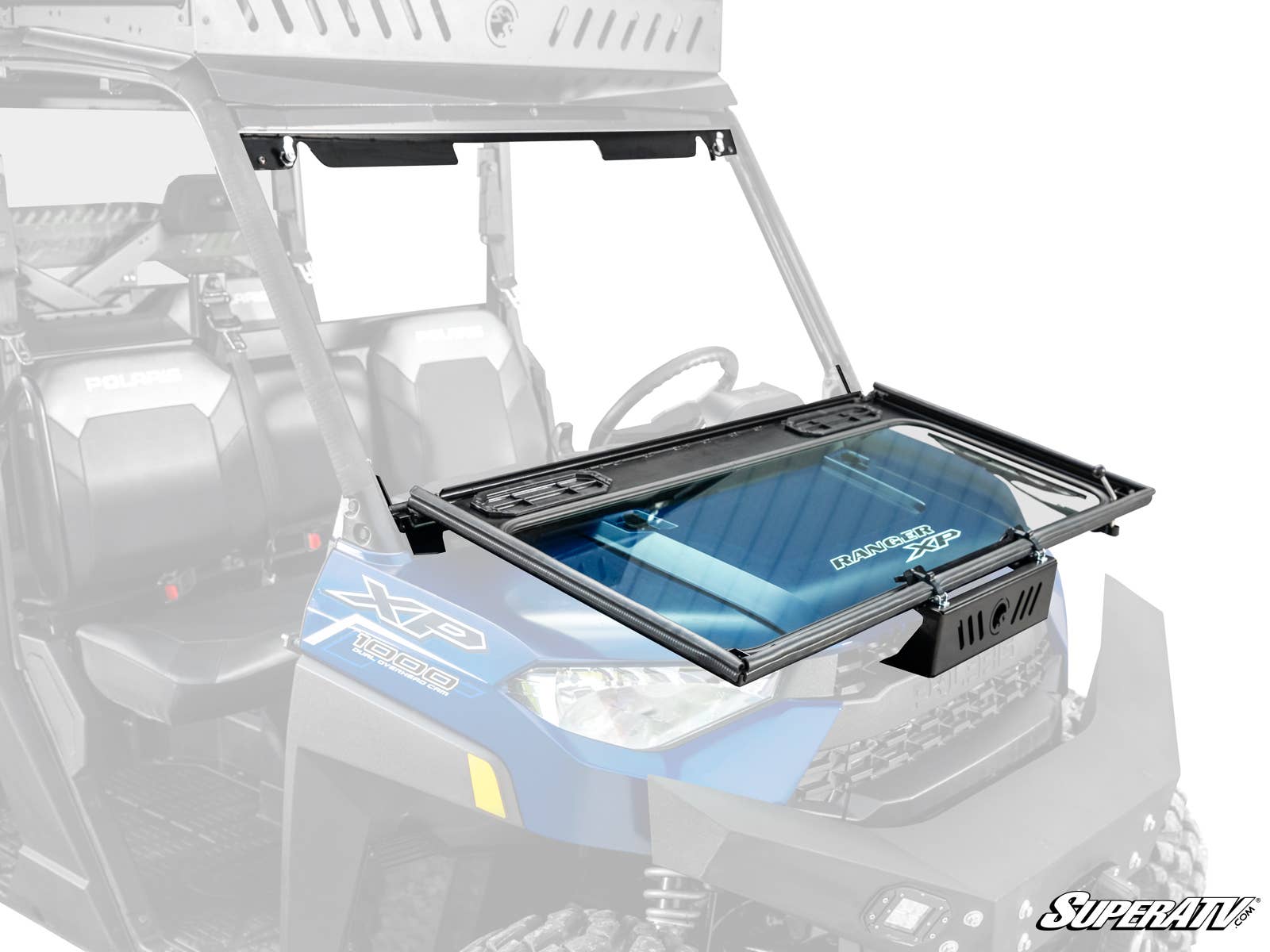 Polaris Ranger XP 1000 Flip Down Glass Windshield | Free shipping