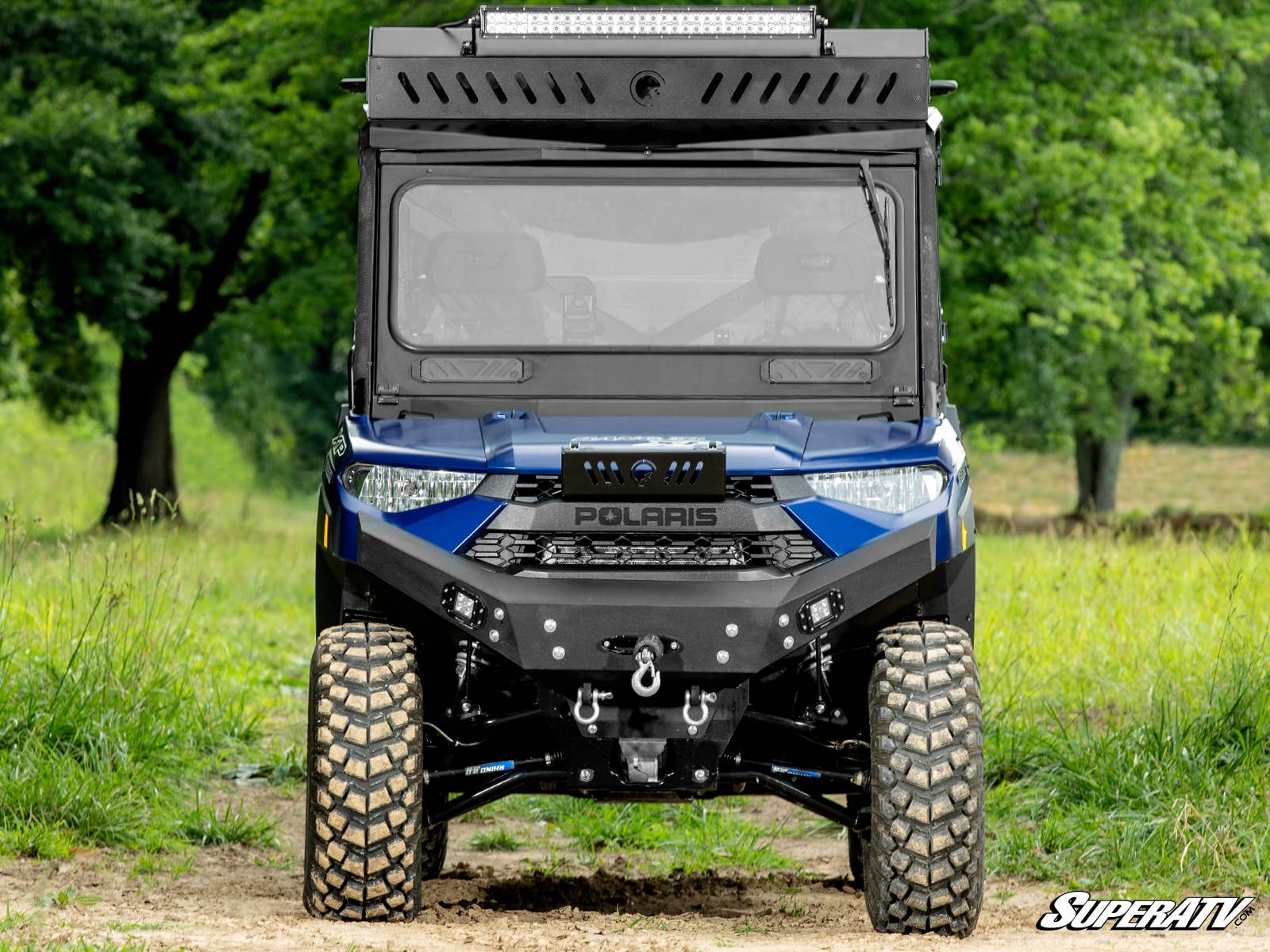 Polaris Ranger XP 1000 Flip Down Glass Windshield | Free shipping