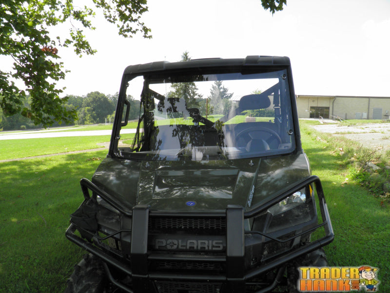 Polaris Ranger 900/1000 - 1 Pc Windshield with Vent Clamp and Hard Coat Options | UTV Accessories - Free shipping