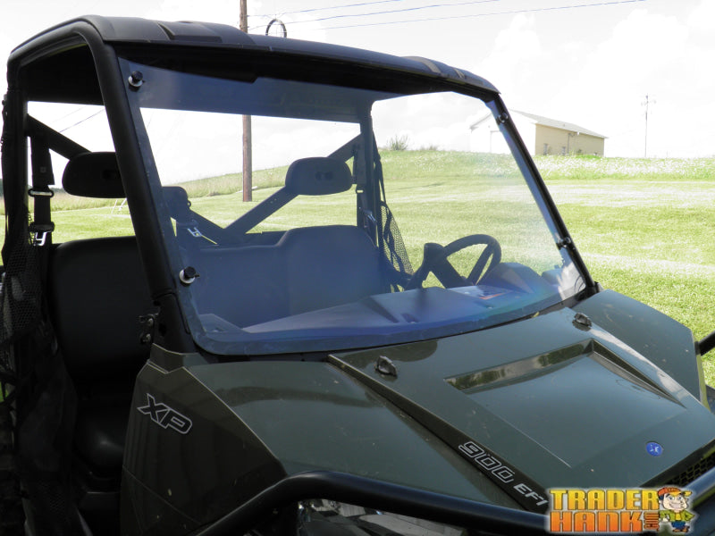 Polaris Ranger 900/1000 - 1 Pc Windshield with Vent Clamp and Hard Coat Options | UTV Accessories - Free shipping