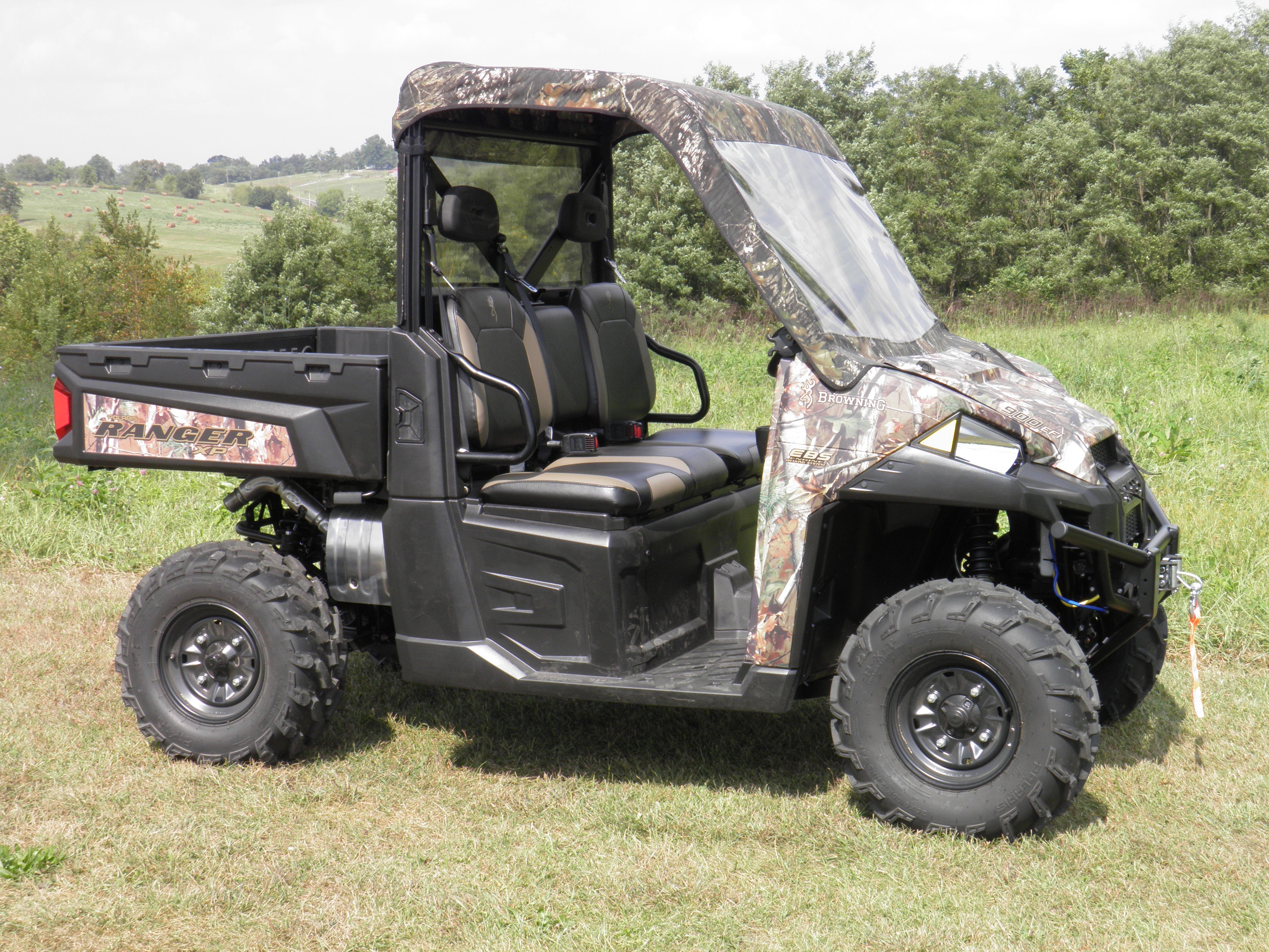 Polaris Ranger 900/1000 - Vinyl Windshield/Top/Rear Combo