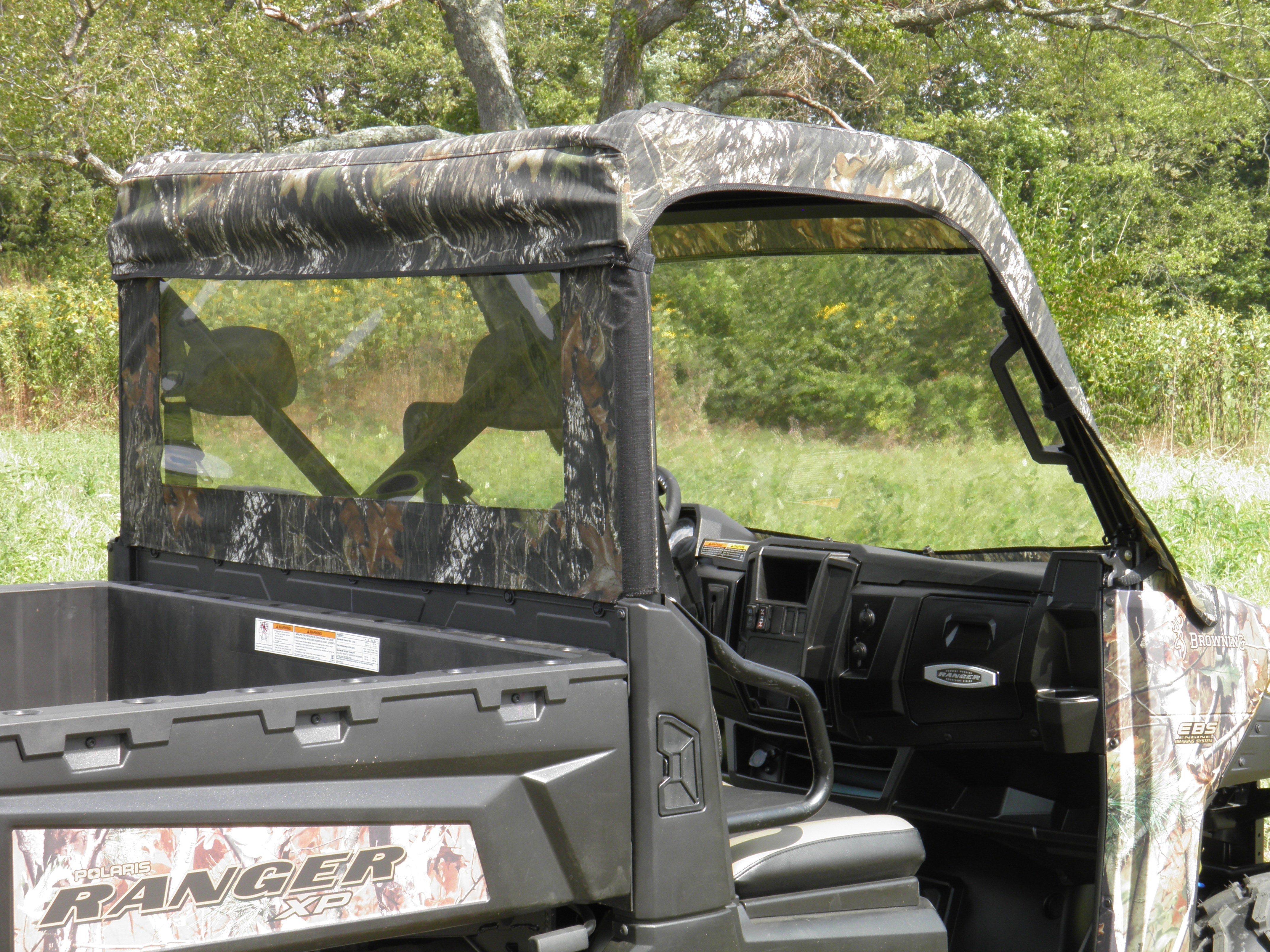 Polaris Ranger 900/1000 - Vinyl Windshield/Top/Rear Combo