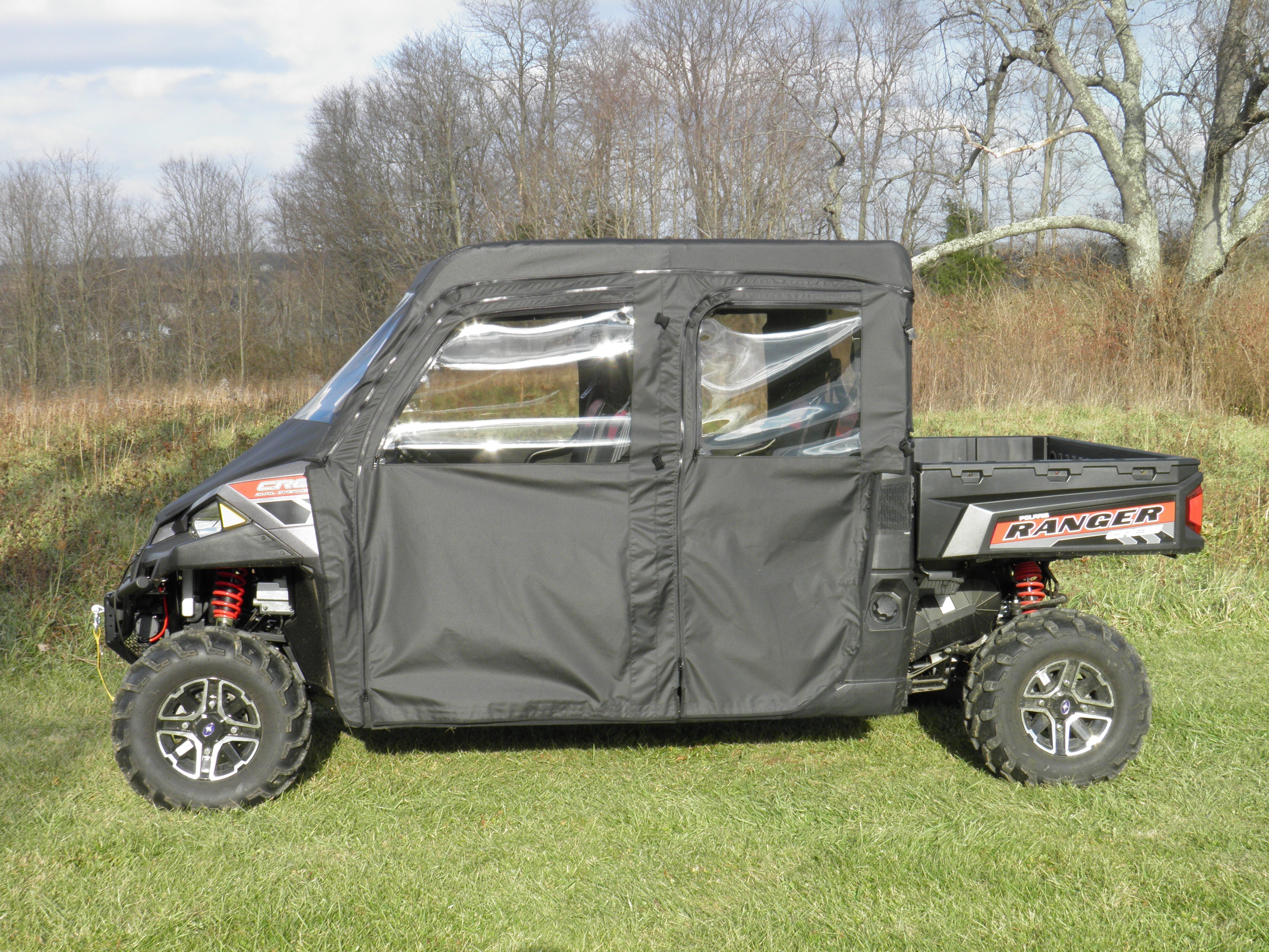 Polaris Ranger Crew 1000 - Full Cab Enclosure w/Vinyl Windshield