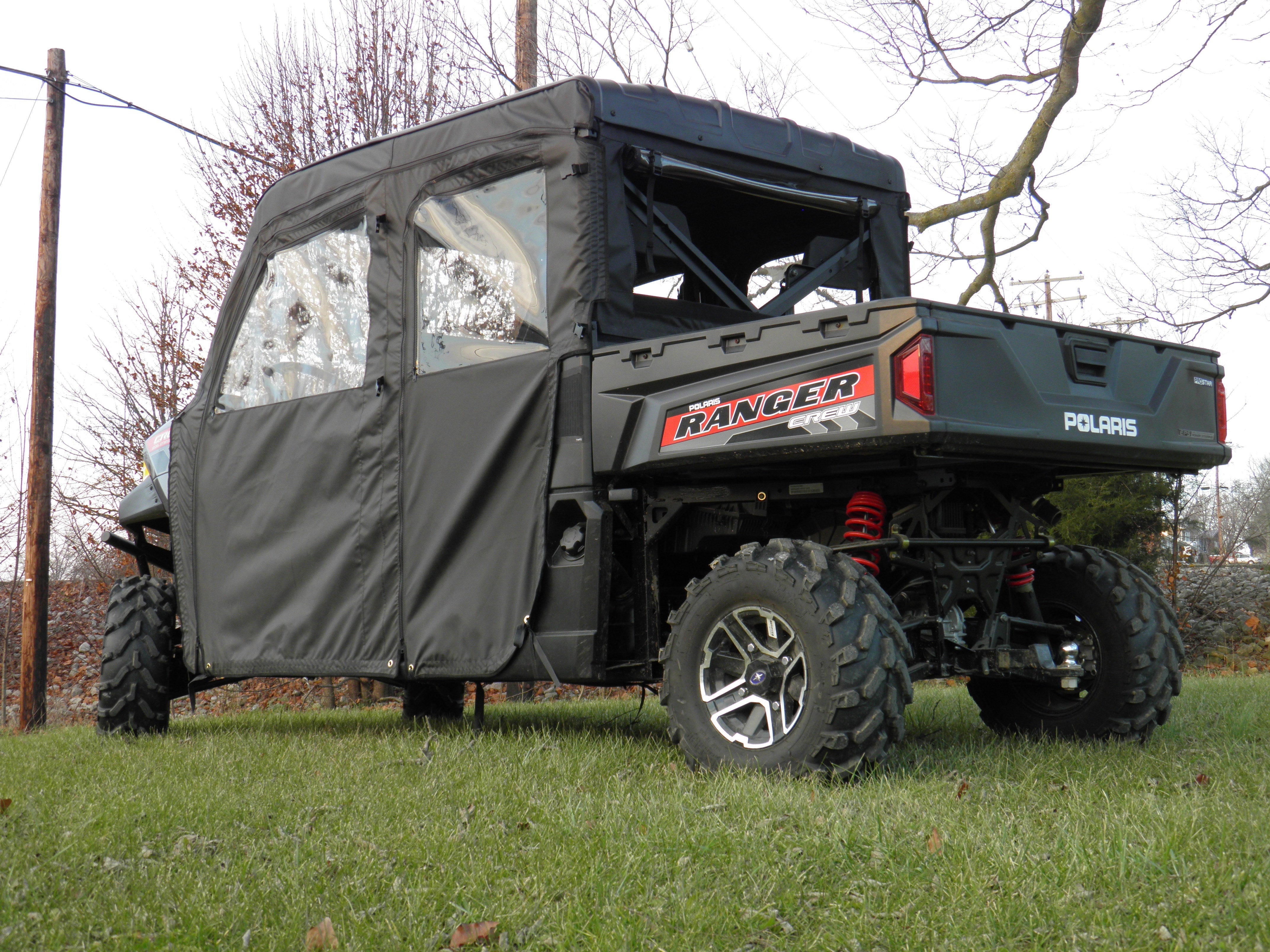 Polaris Ranger Crew Mid Size 570 - 4 Passenger - CAMO Door/Rear Window Combo