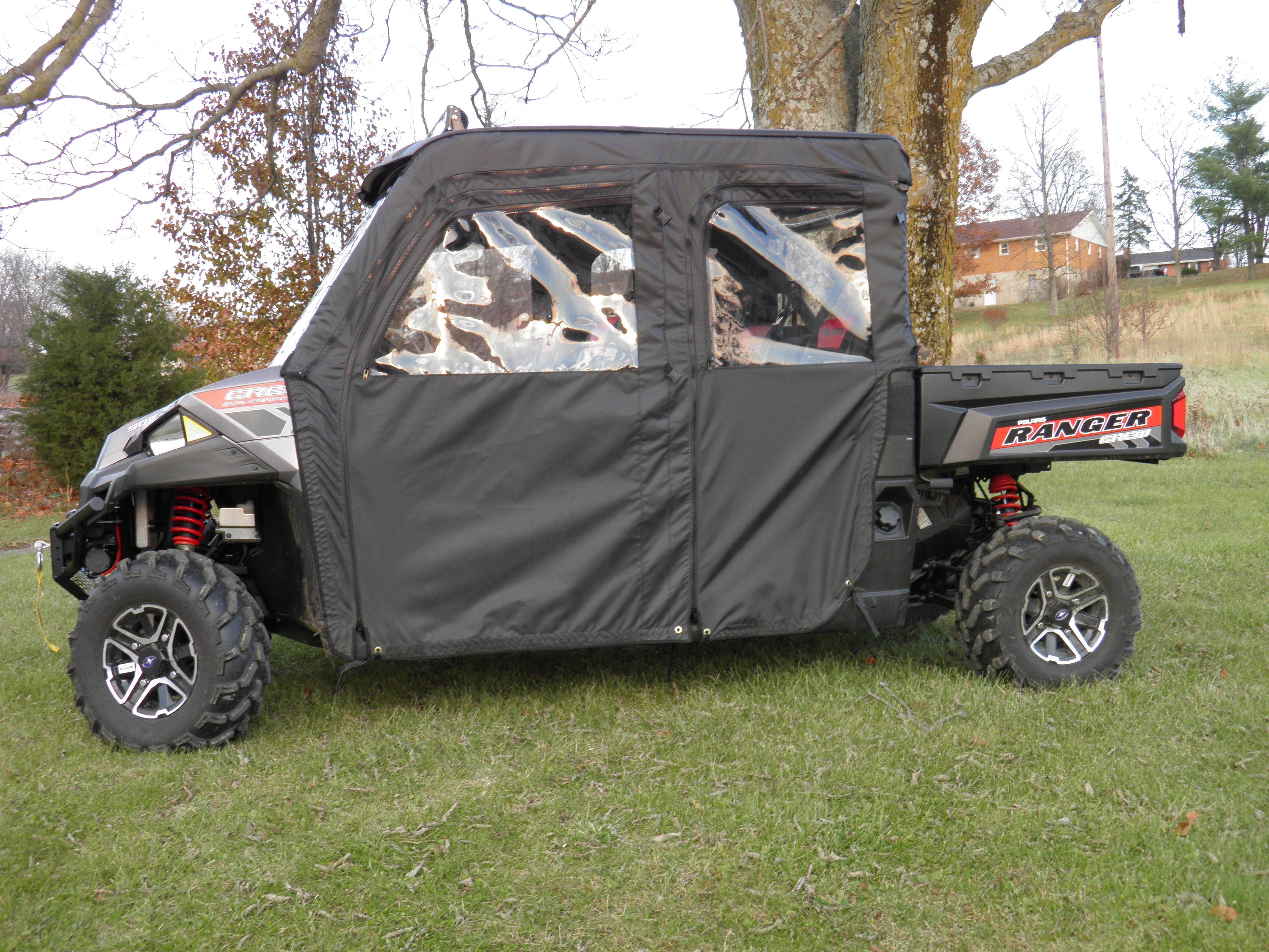 Polaris Ranger Crew Mid Size 570 - 4 Passenger - CAMO Door/Rear Window Combo