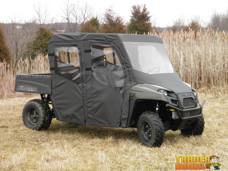 Polaris Ranger Crew 570 Mid Size - 4 Passenger - CAMO Full Cab Enclosure with Vinyl Windshield | UTV Accessories - Free shipping