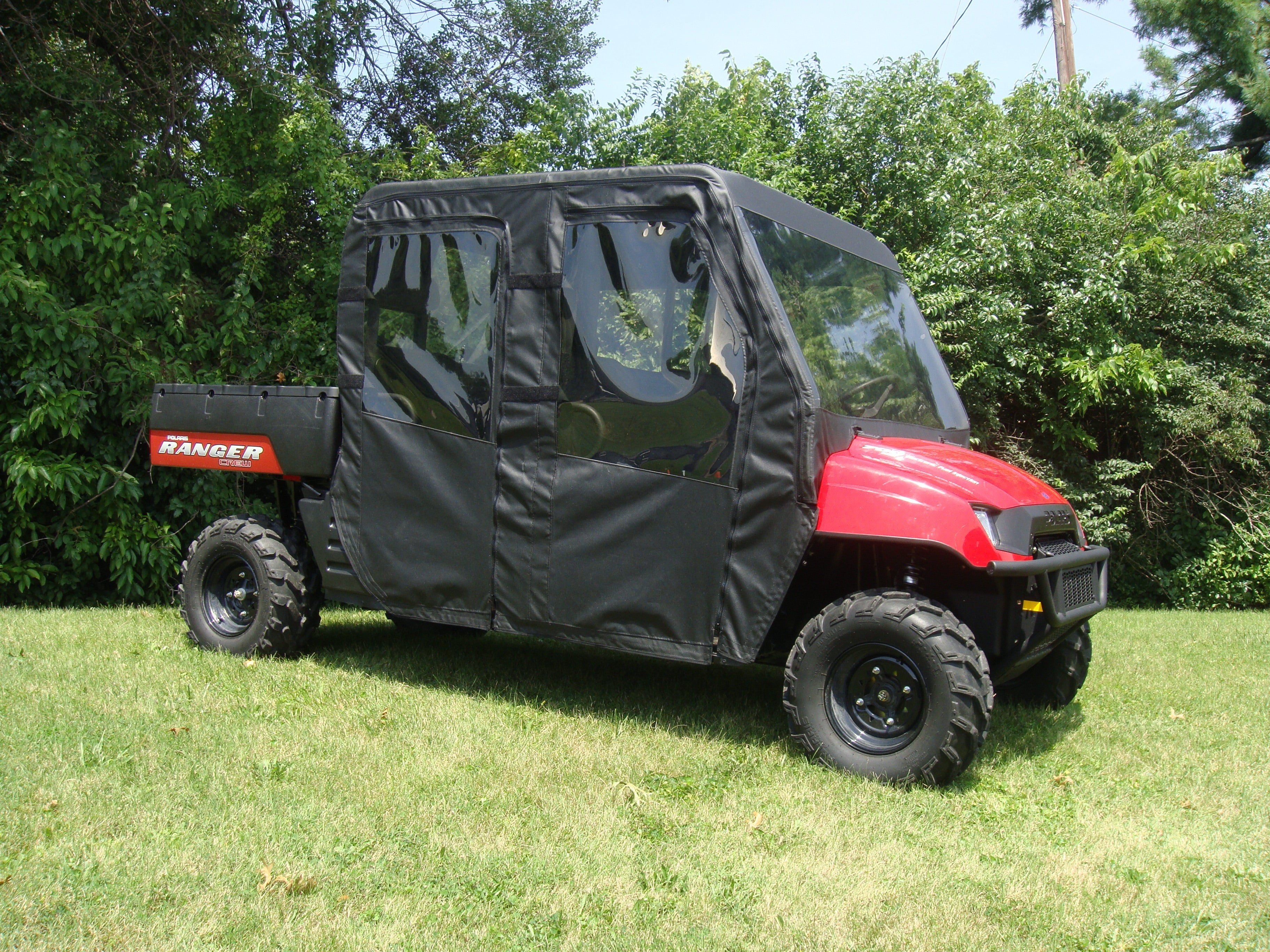 Polaris Ranger Crew 700 (2008-2009) - Full Cab Enclosure with Vinyl Windshield