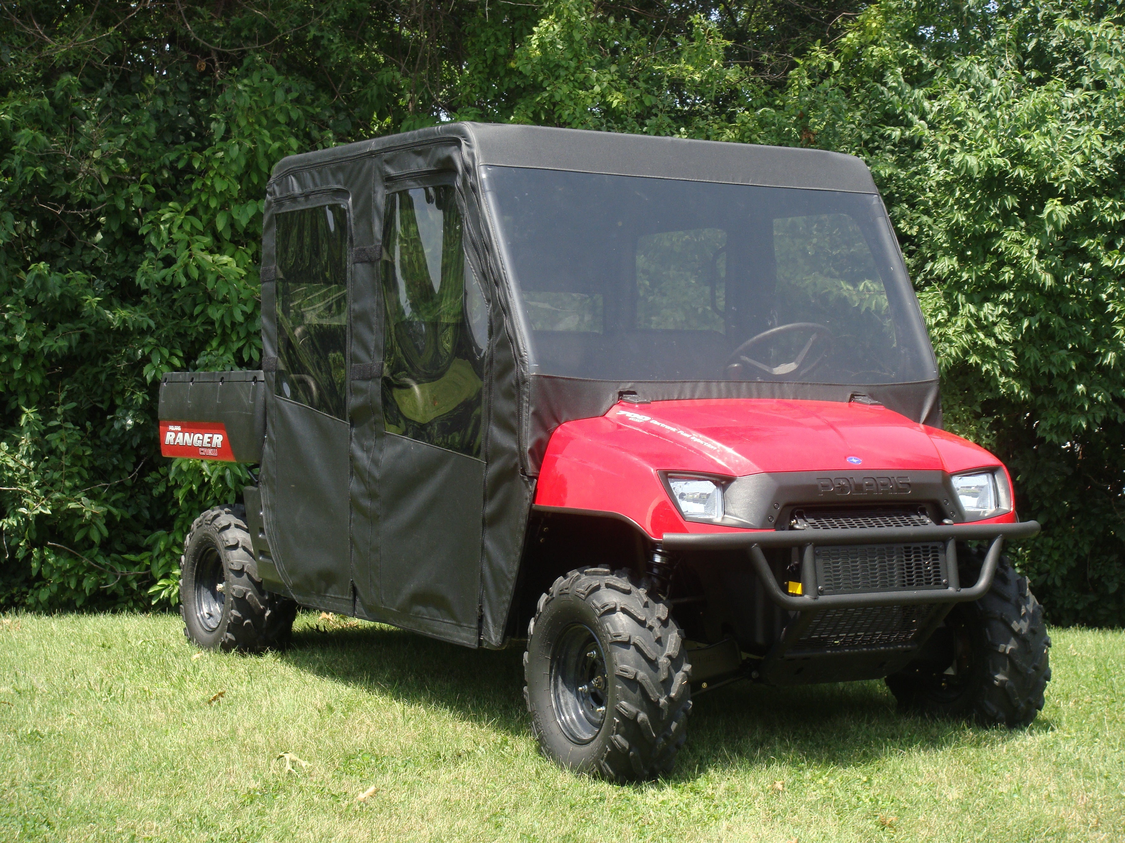 Polaris Ranger Crew 700 (2008-2009) - Full Cab Enclosure with Vinyl Windshield