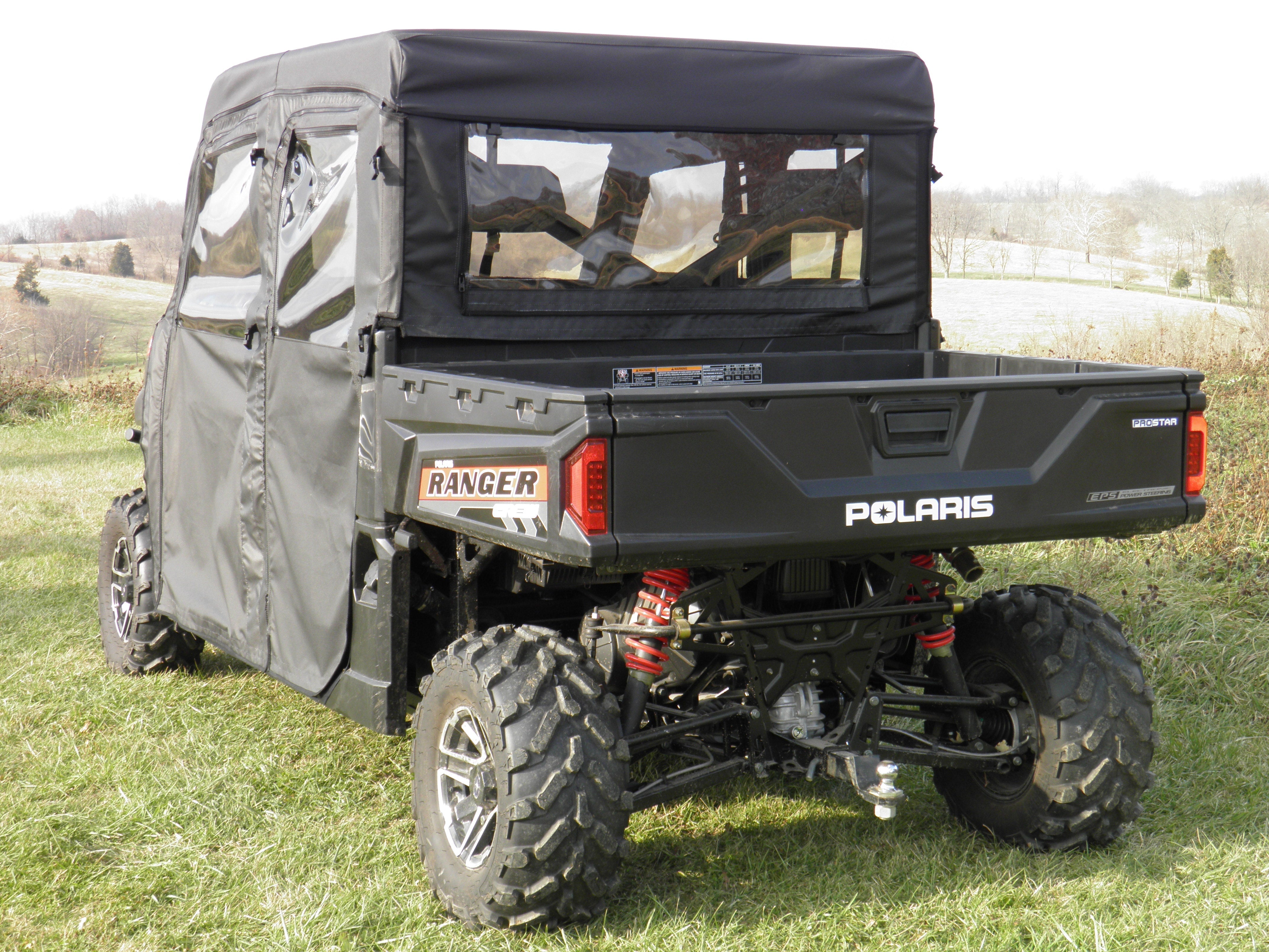 Polaris Ranger Crew 900 - Full Cab Enclosure with Vinyl Windshield