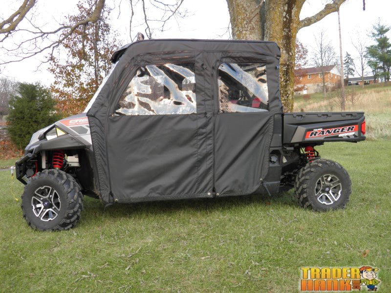 Polaris Ranger Crew Mid Size 570 - 4 Passenger - BLACK Door/Rear Window Combo | UTV Accessories - Free shipping