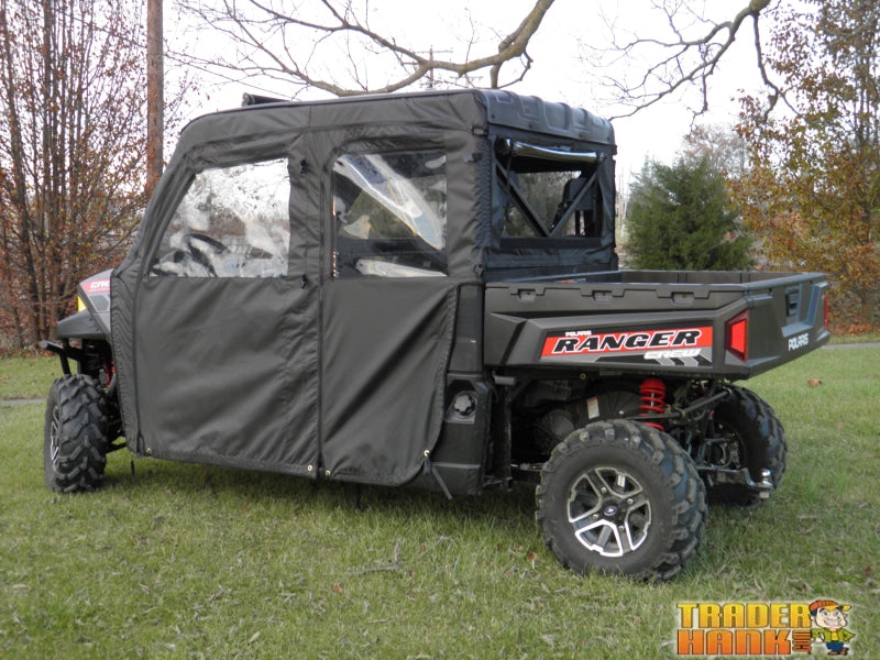 Polaris Ranger Crew Mid Size 570 - 4 Passenger - BLACK Door/Rear Window Combo | UTV Accessories - Free shipping